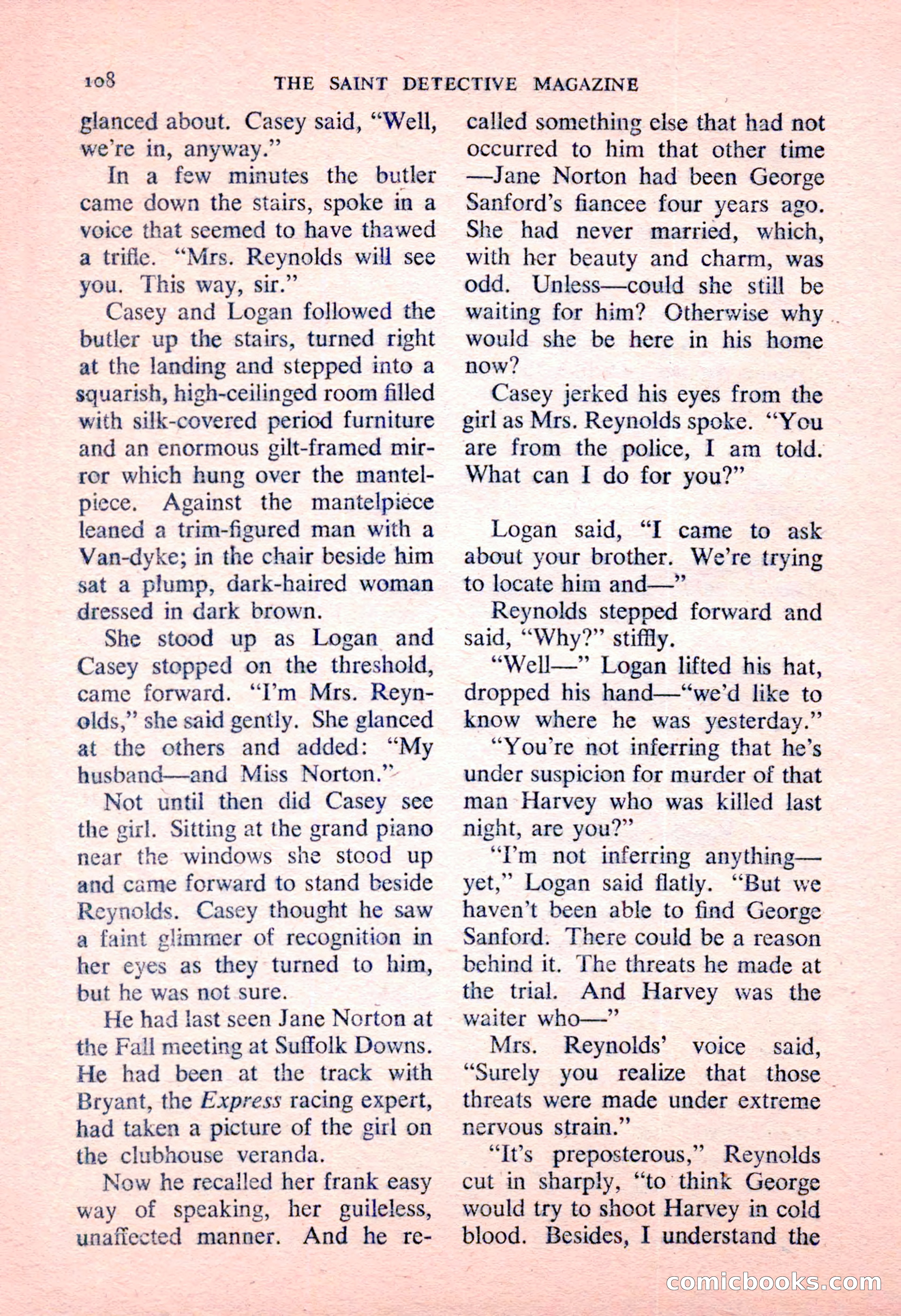 The Saint Detective Magazine — page 110 of 164