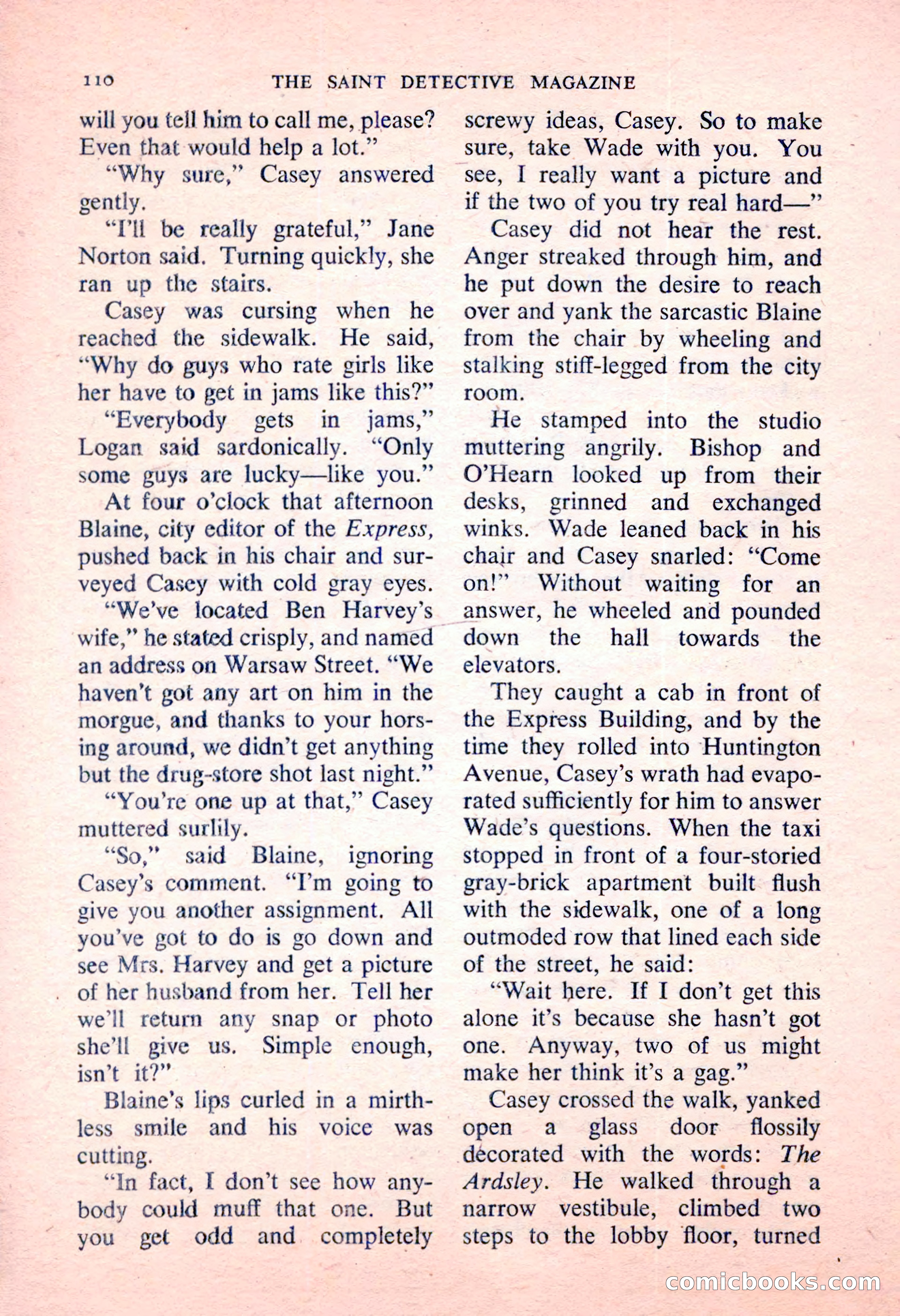 The Saint Detective Magazine — page 112 of 164