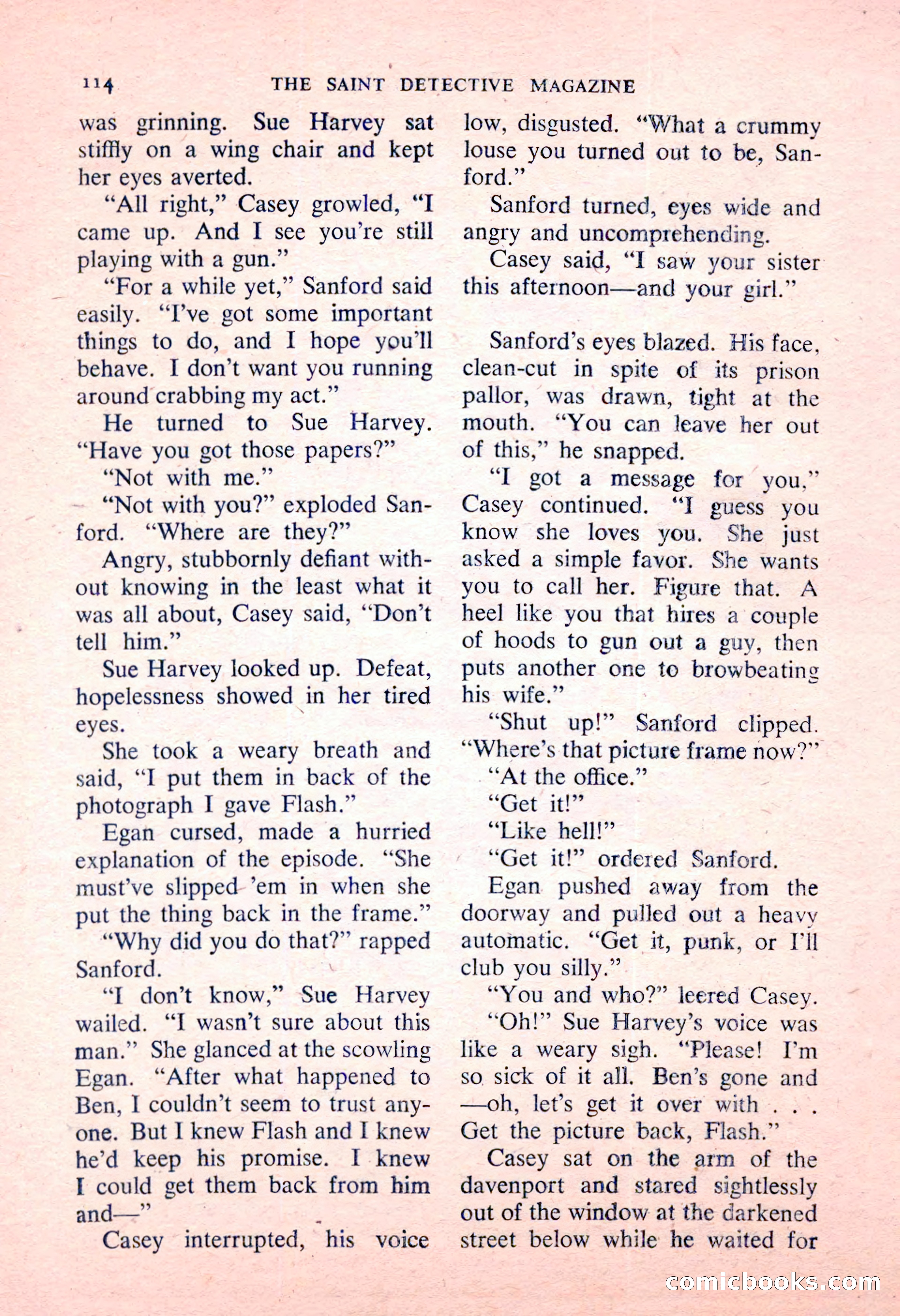 The Saint Detective Magazine — page 116 of 164