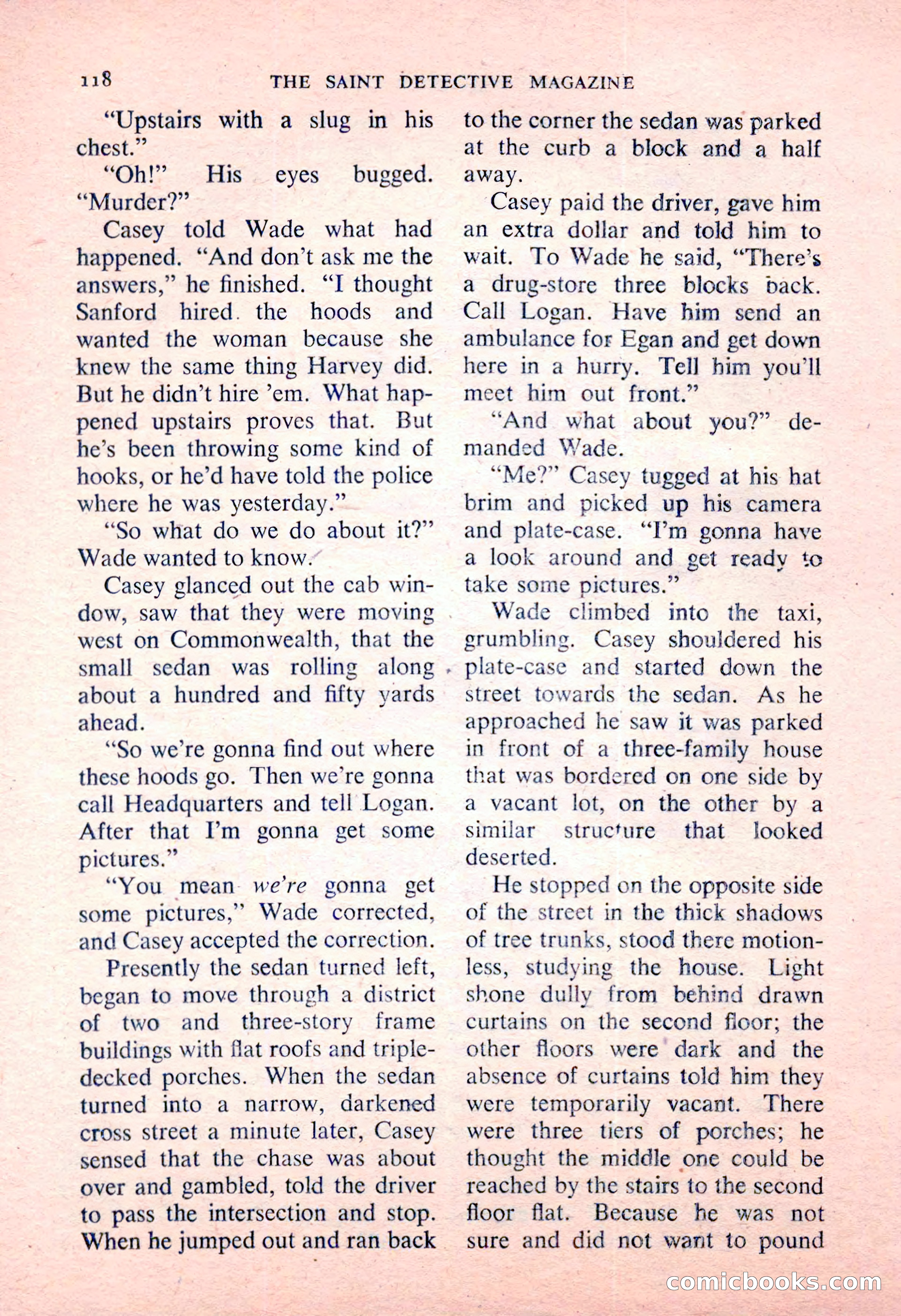 The Saint Detective Magazine — page 120 of 164