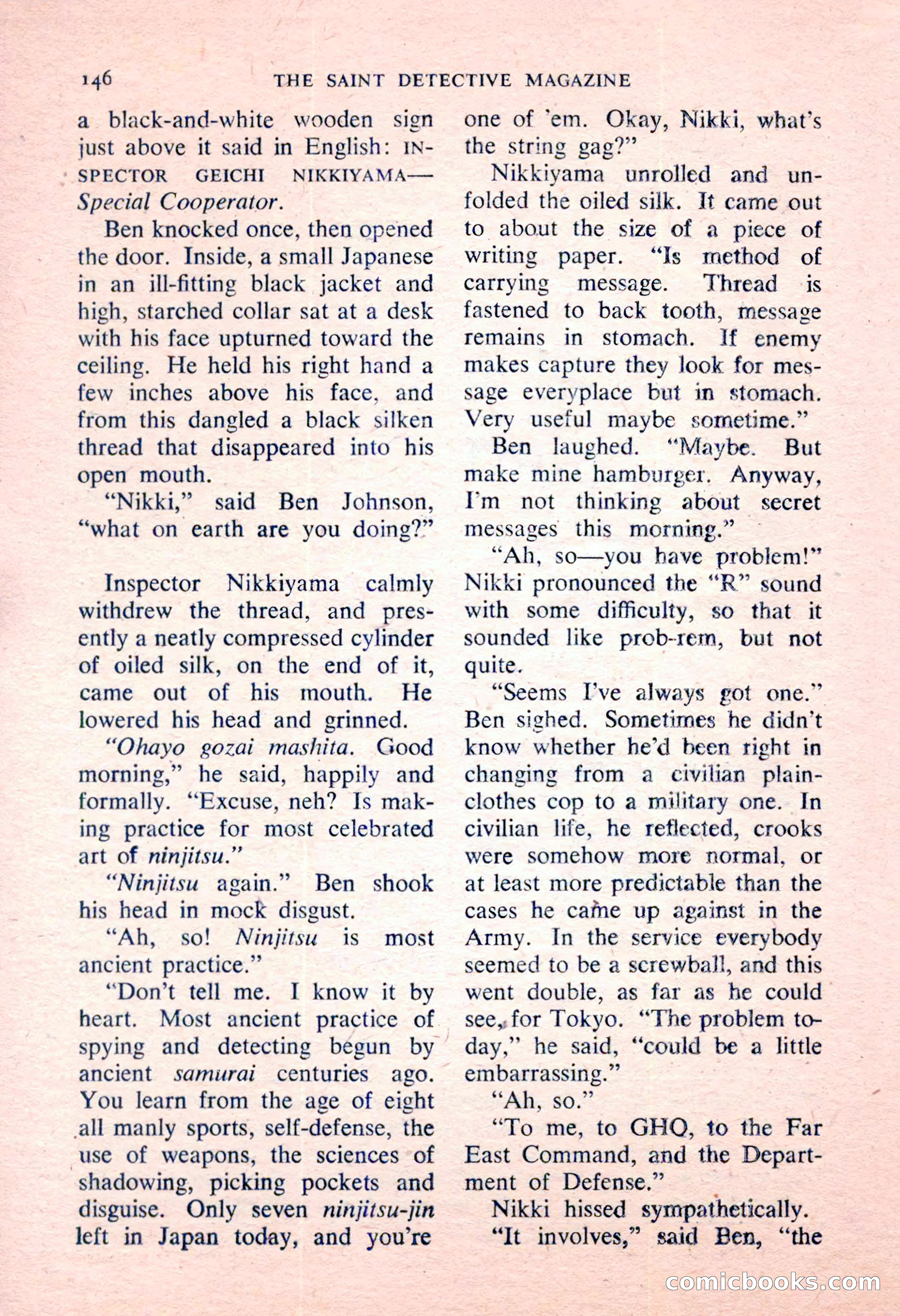 The Saint Detective Magazine — page 148 of 164