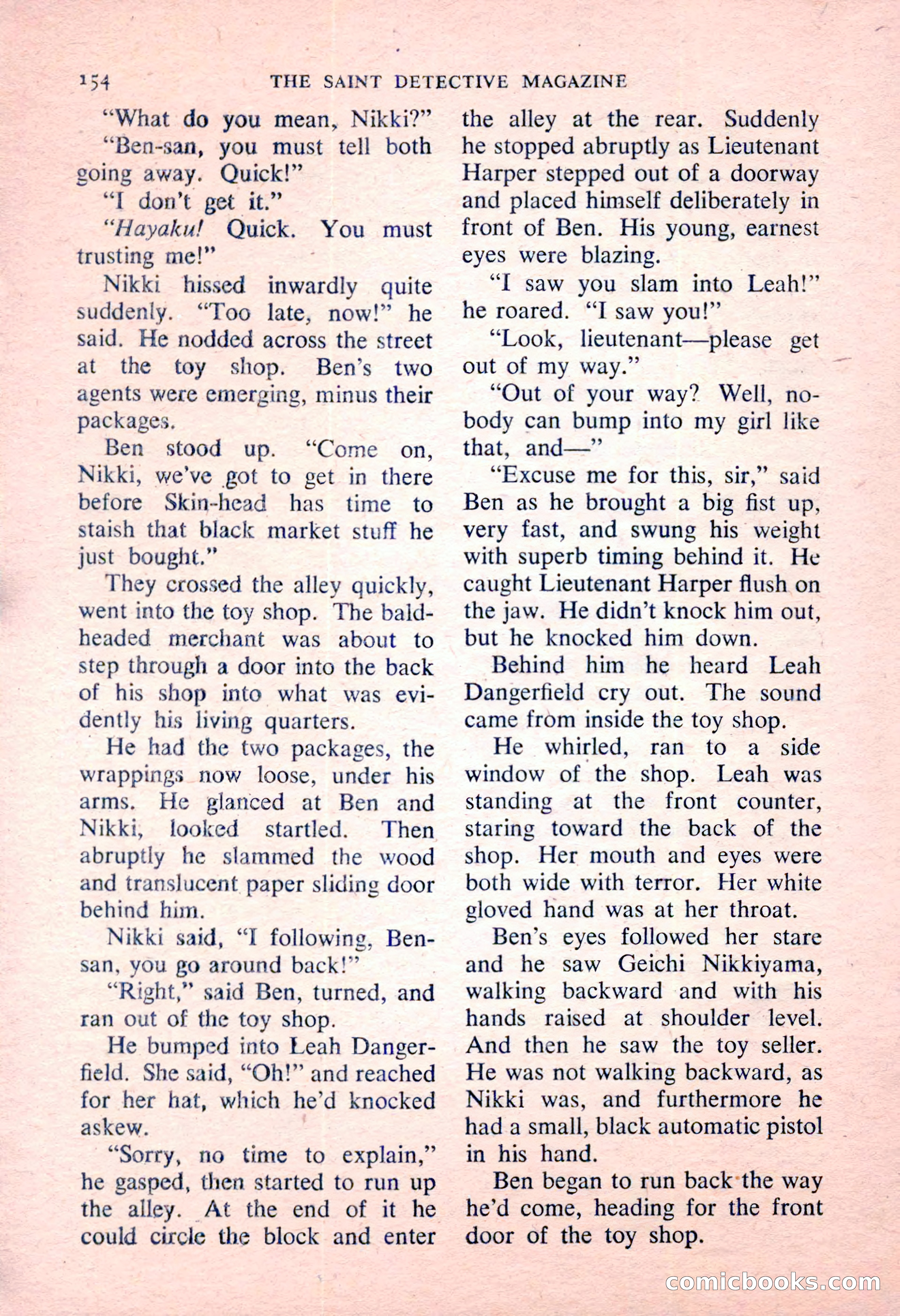 The Saint Detective Magazine — page 156 of 164