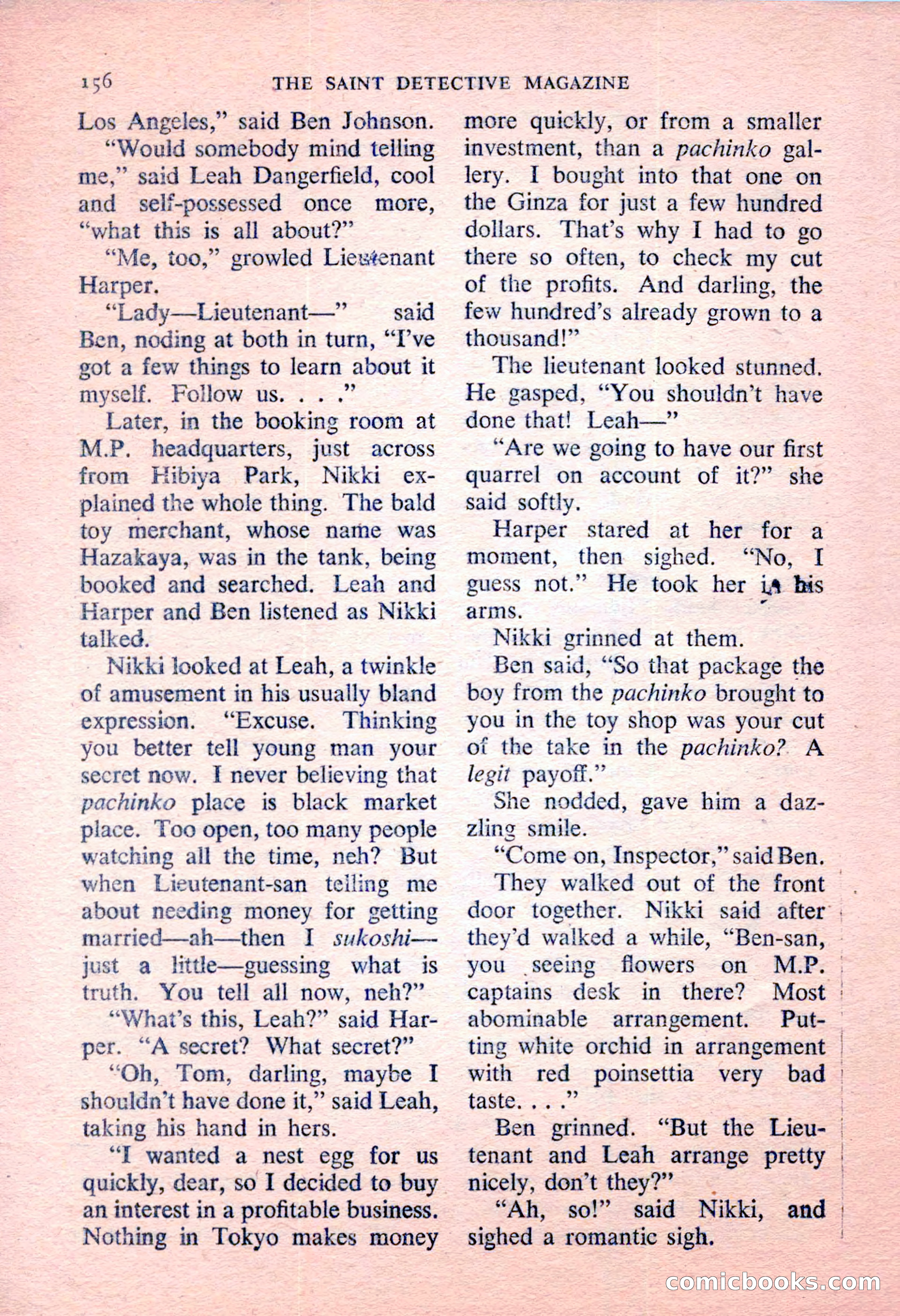 The Saint Detective Magazine — page 158 of 164