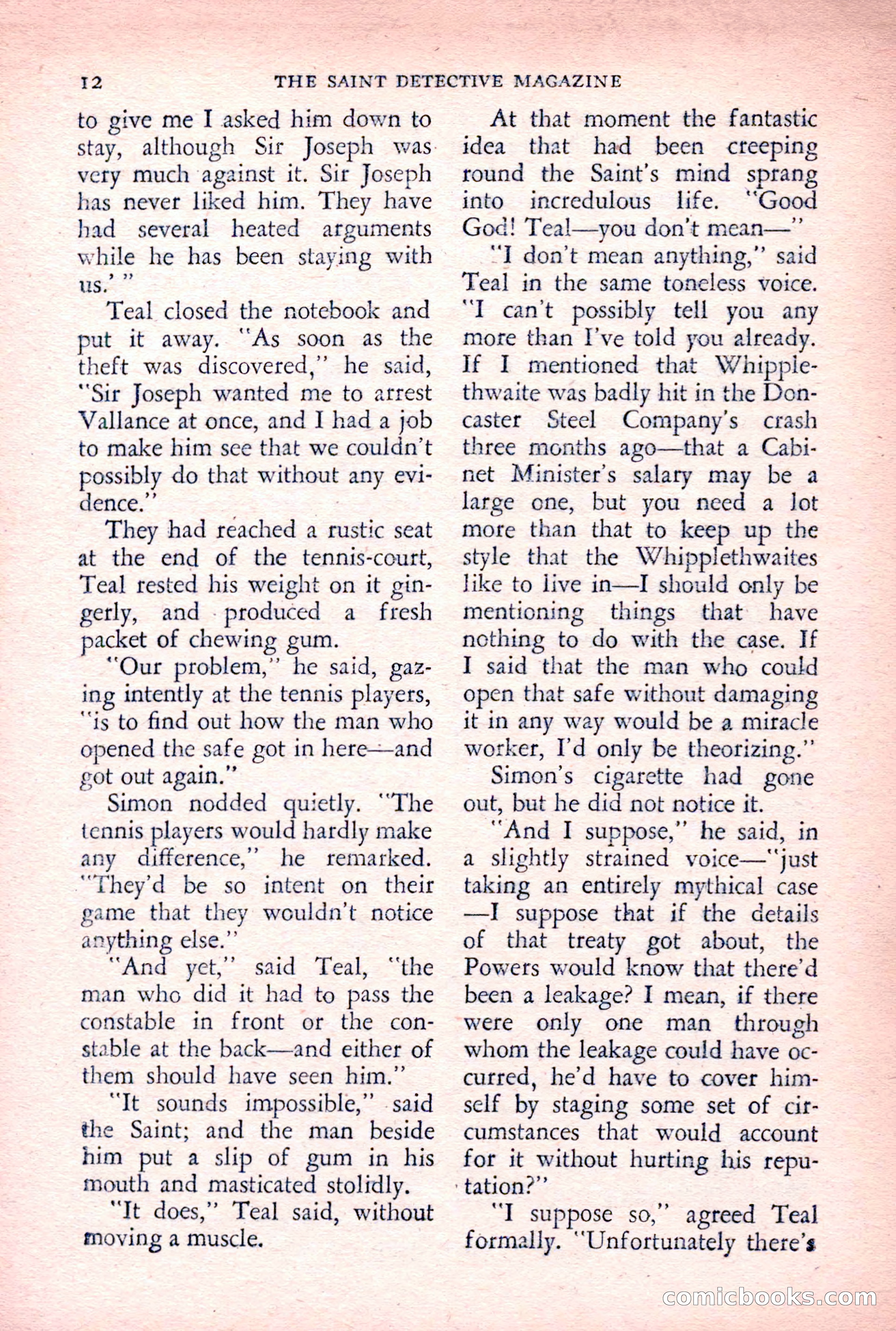 The Saint Detective Magazine — page 14 of 164