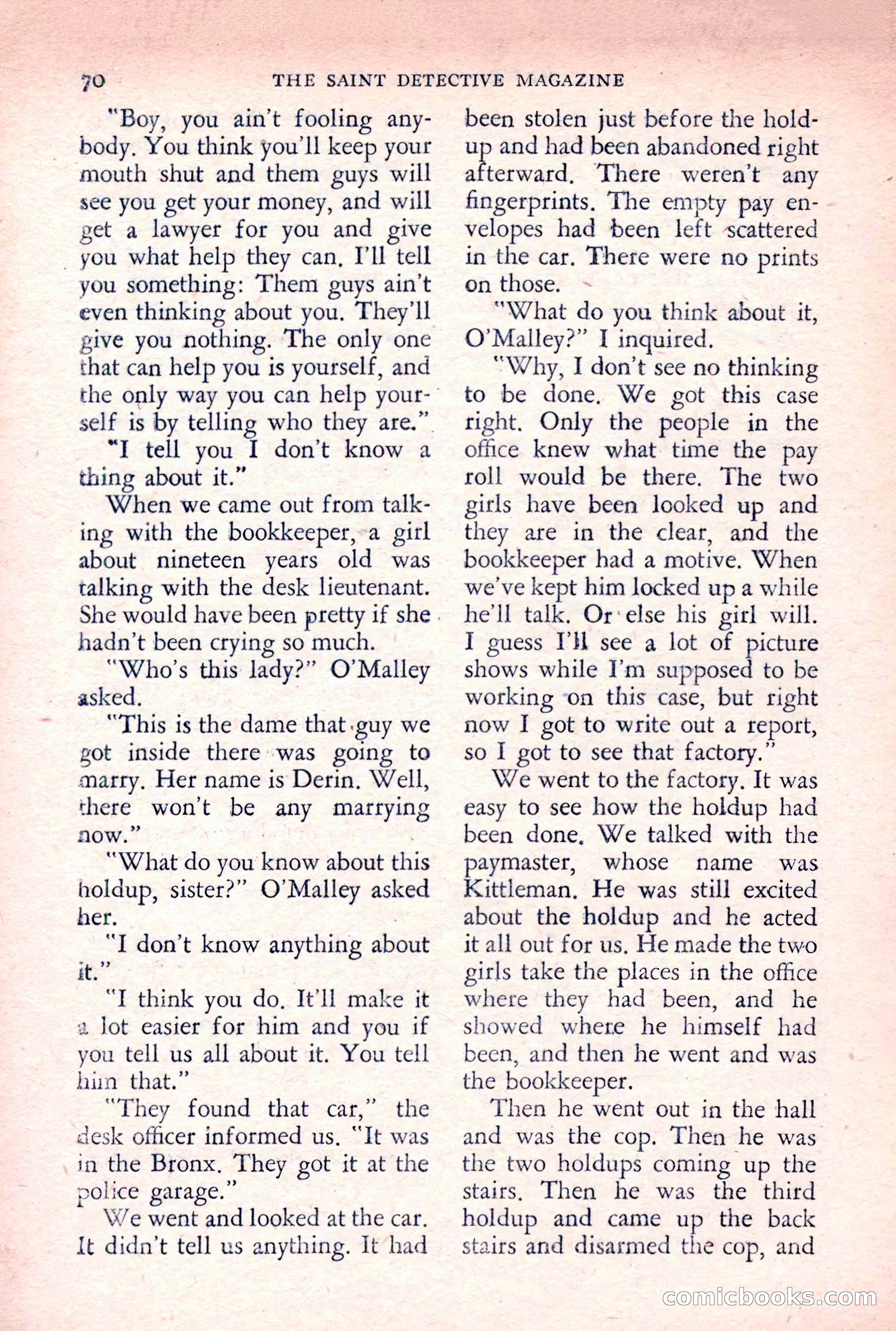 The Saint Detective Magazine — page 72 of 164