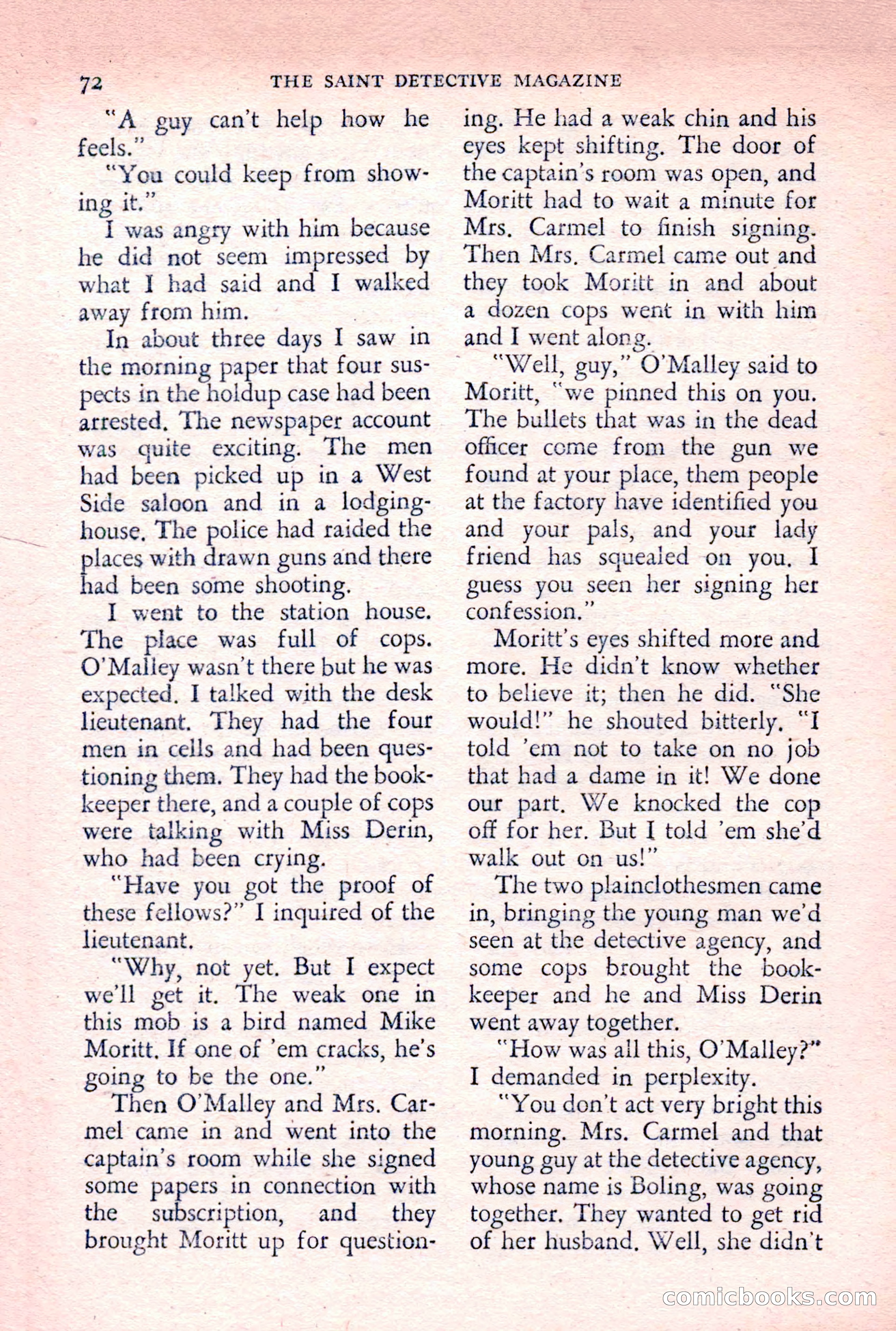 The Saint Detective Magazine — page 74 of 164