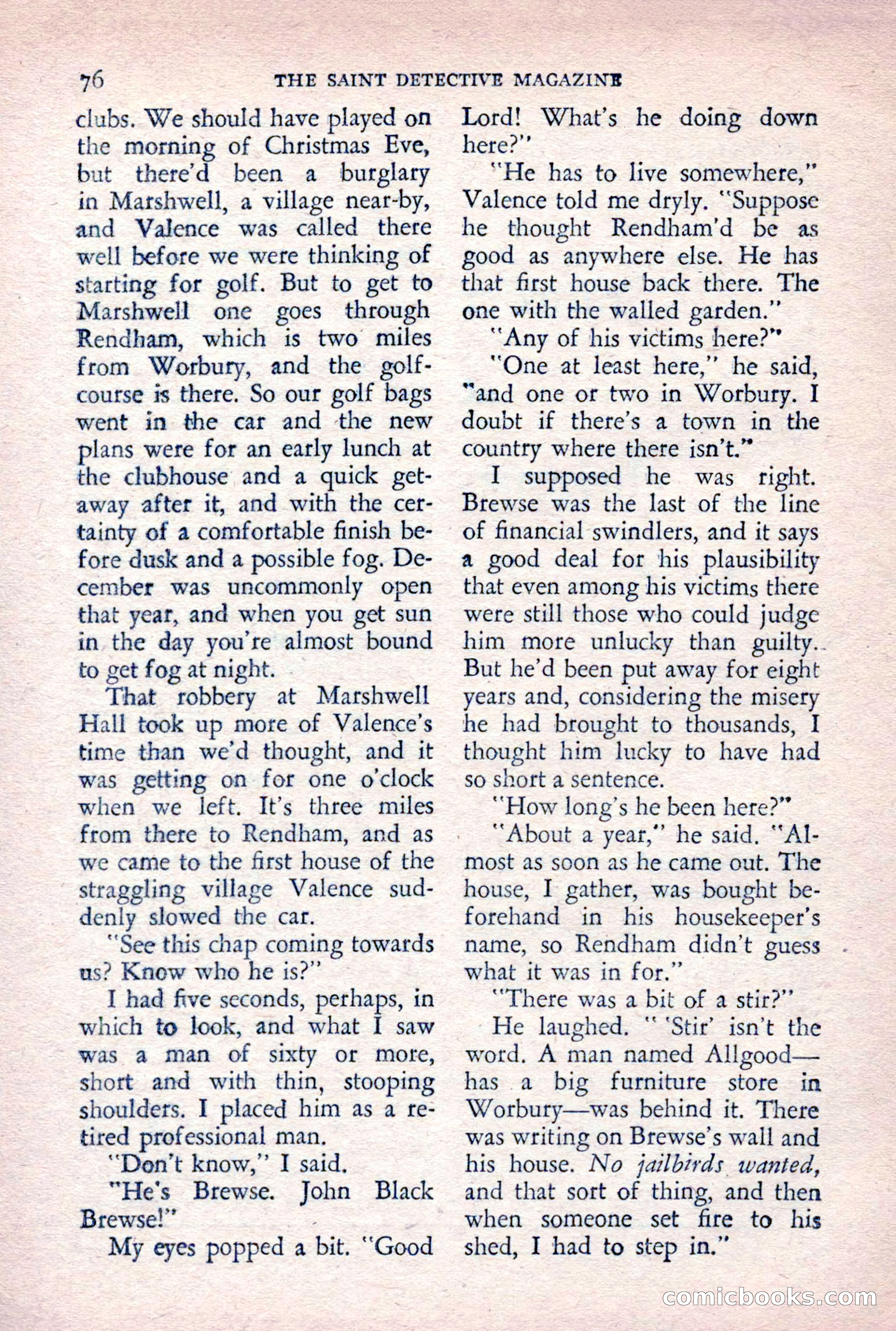 The Saint Detective Magazine — page 78 of 164