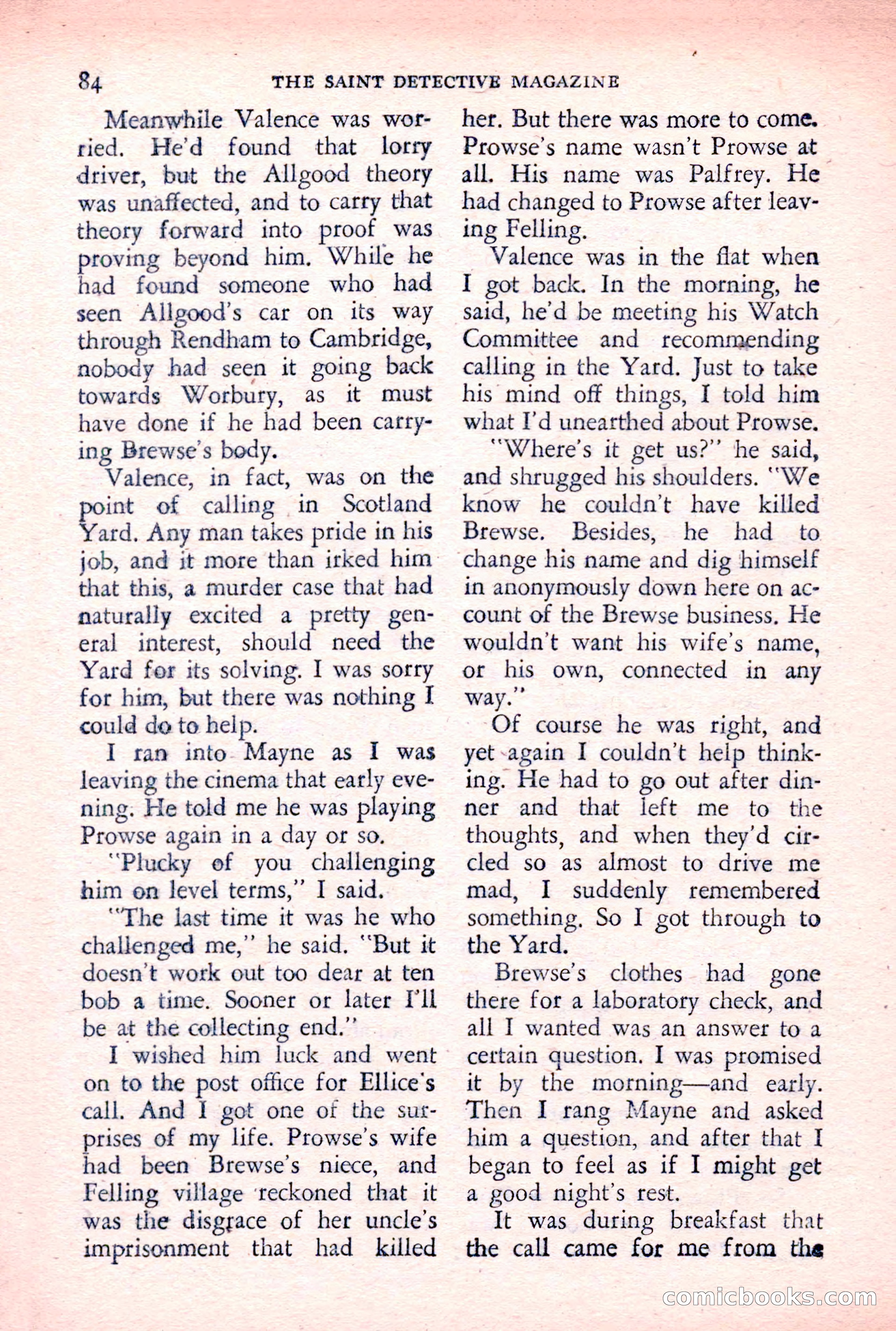 The Saint Detective Magazine — page 86 of 164