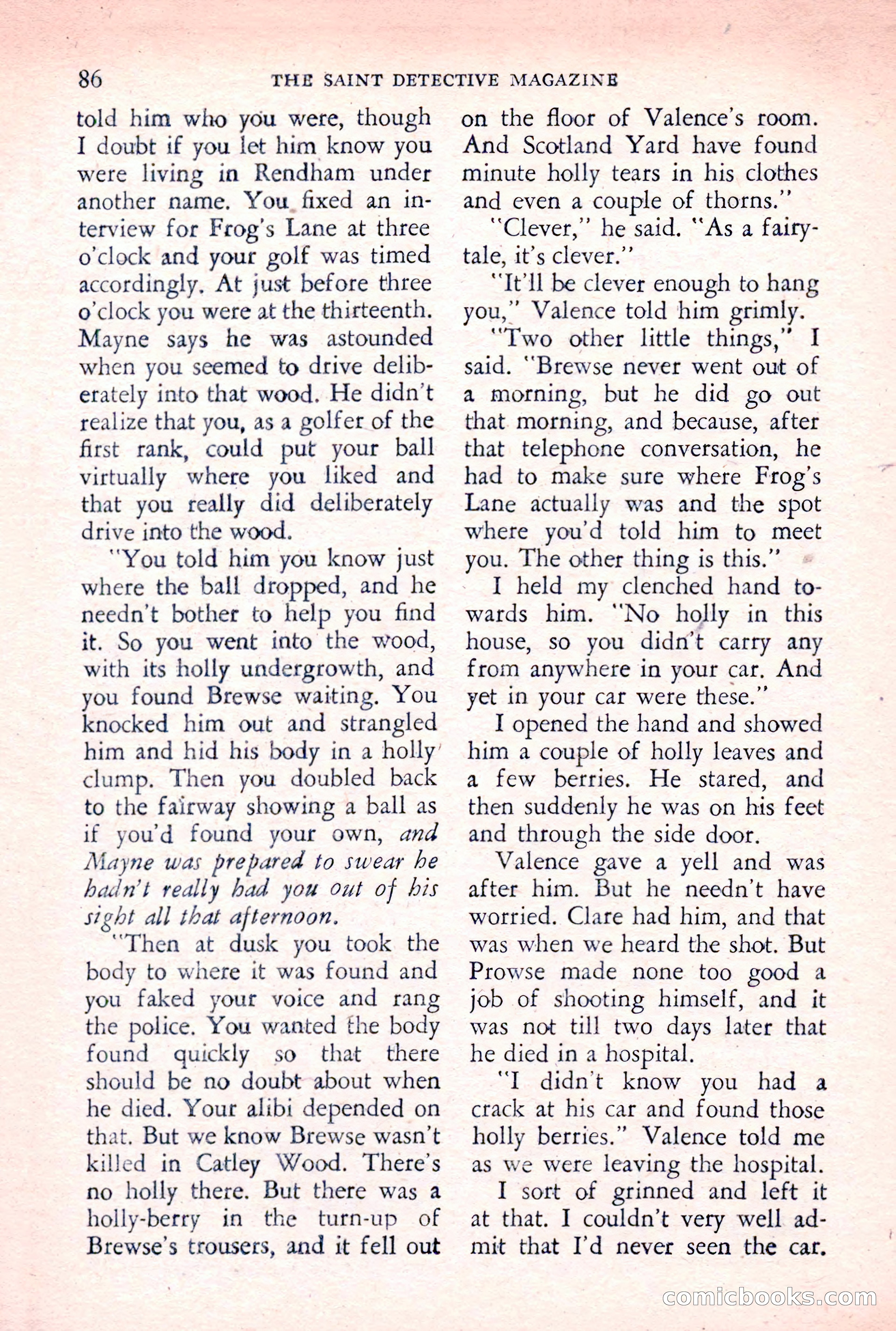 The Saint Detective Magazine — page 88 of 164