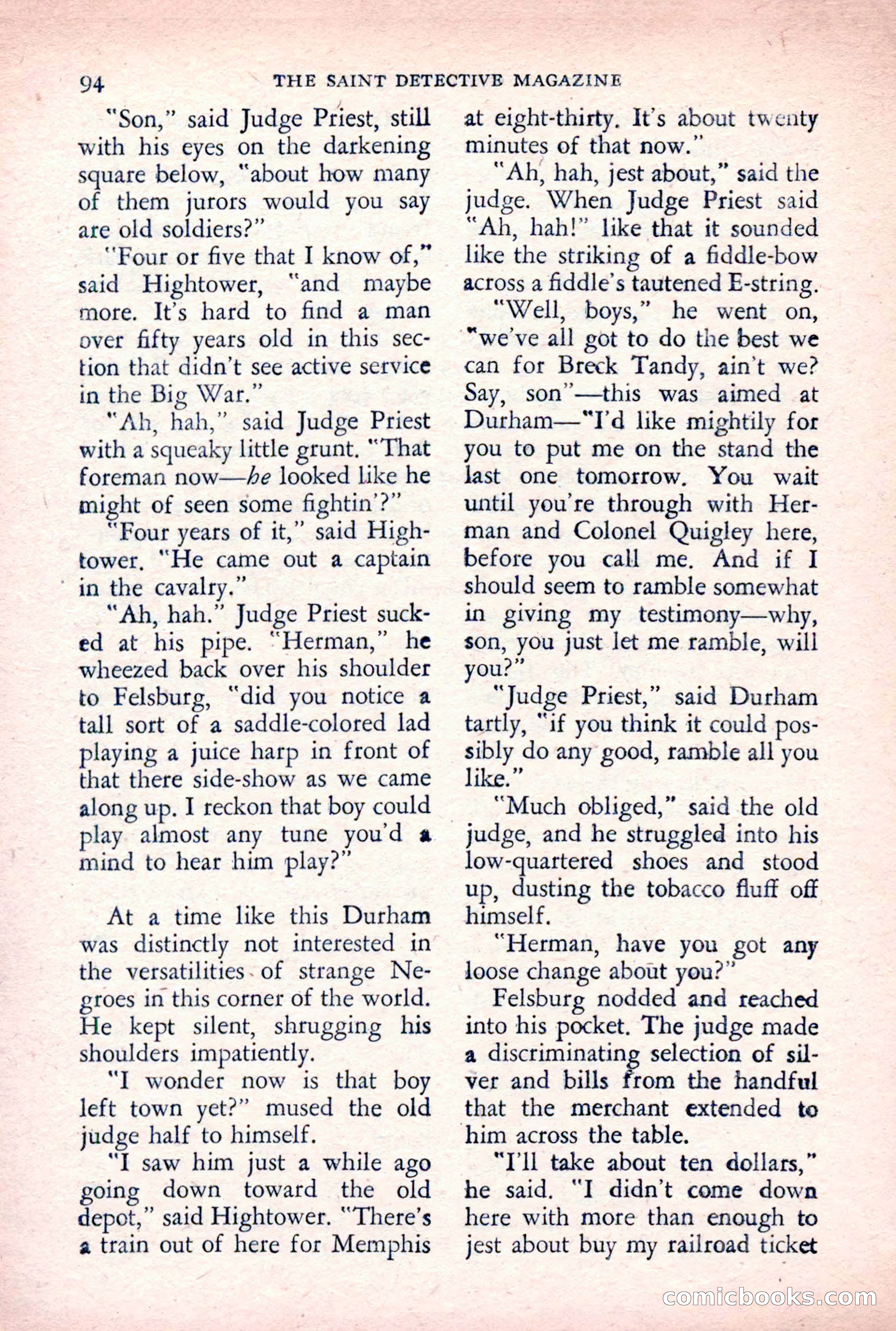 The Saint Detective Magazine — page 96 of 164