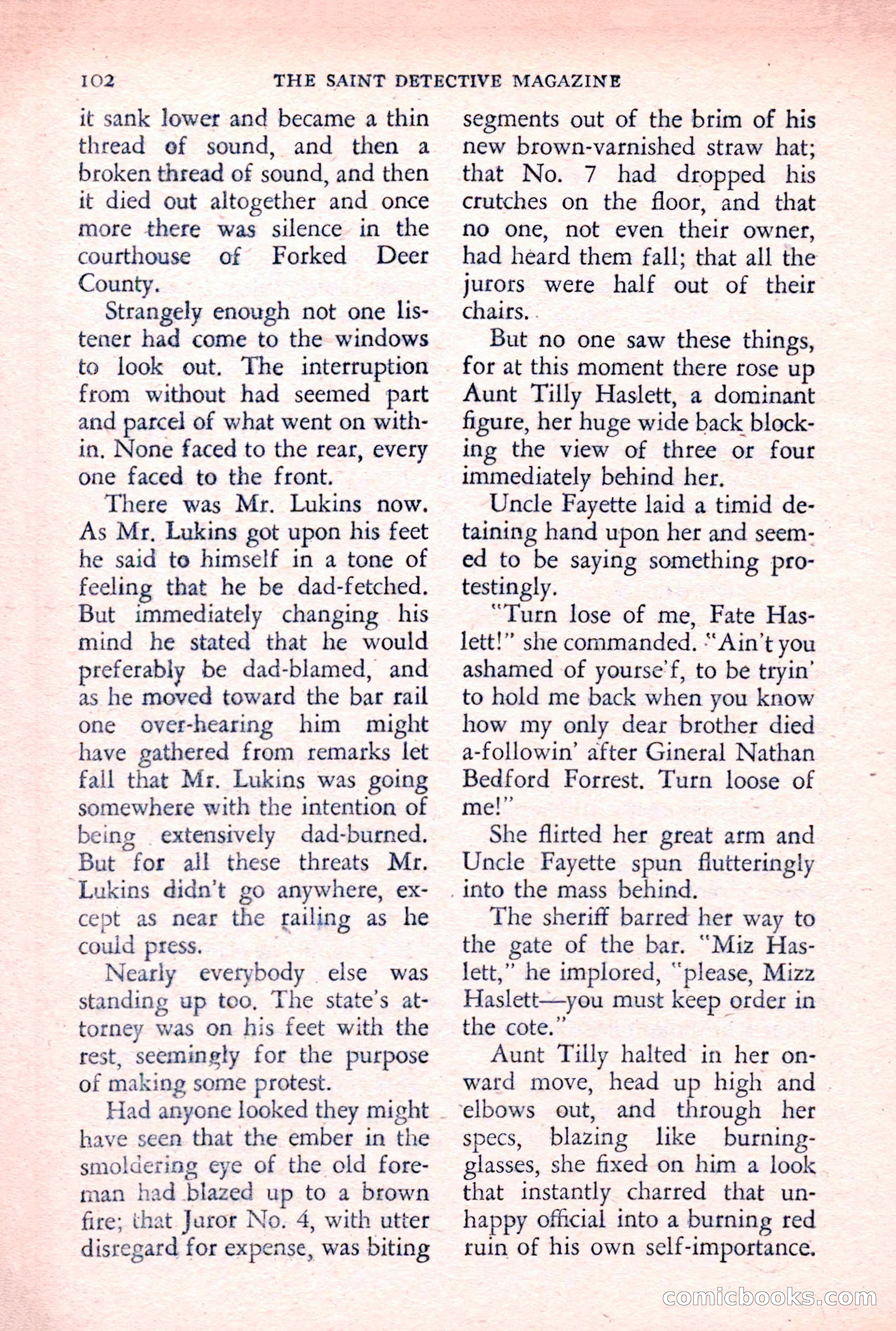 The Saint Detective Magazine — page 104 of 164