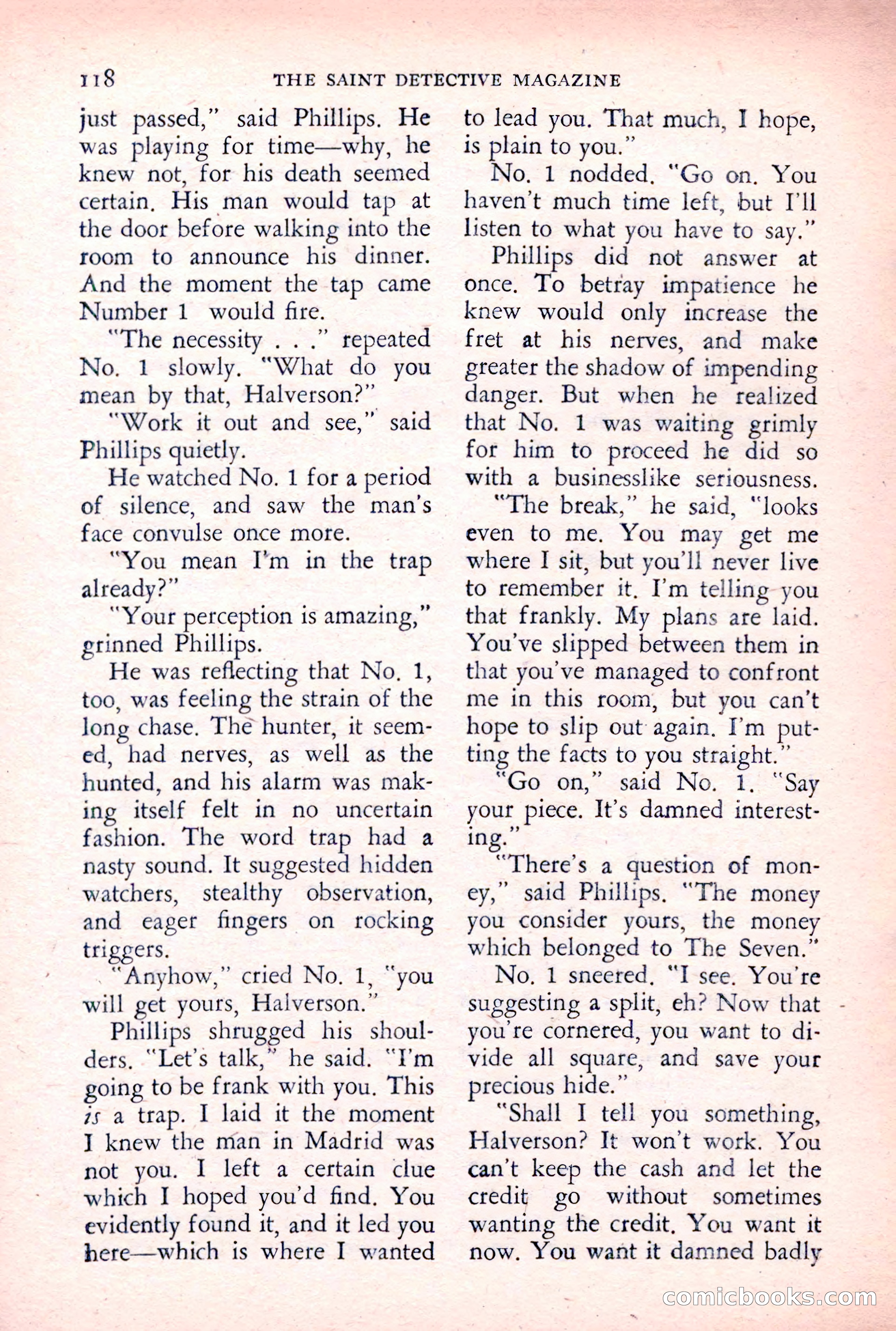 The Saint Detective Magazine — page 120 of 164