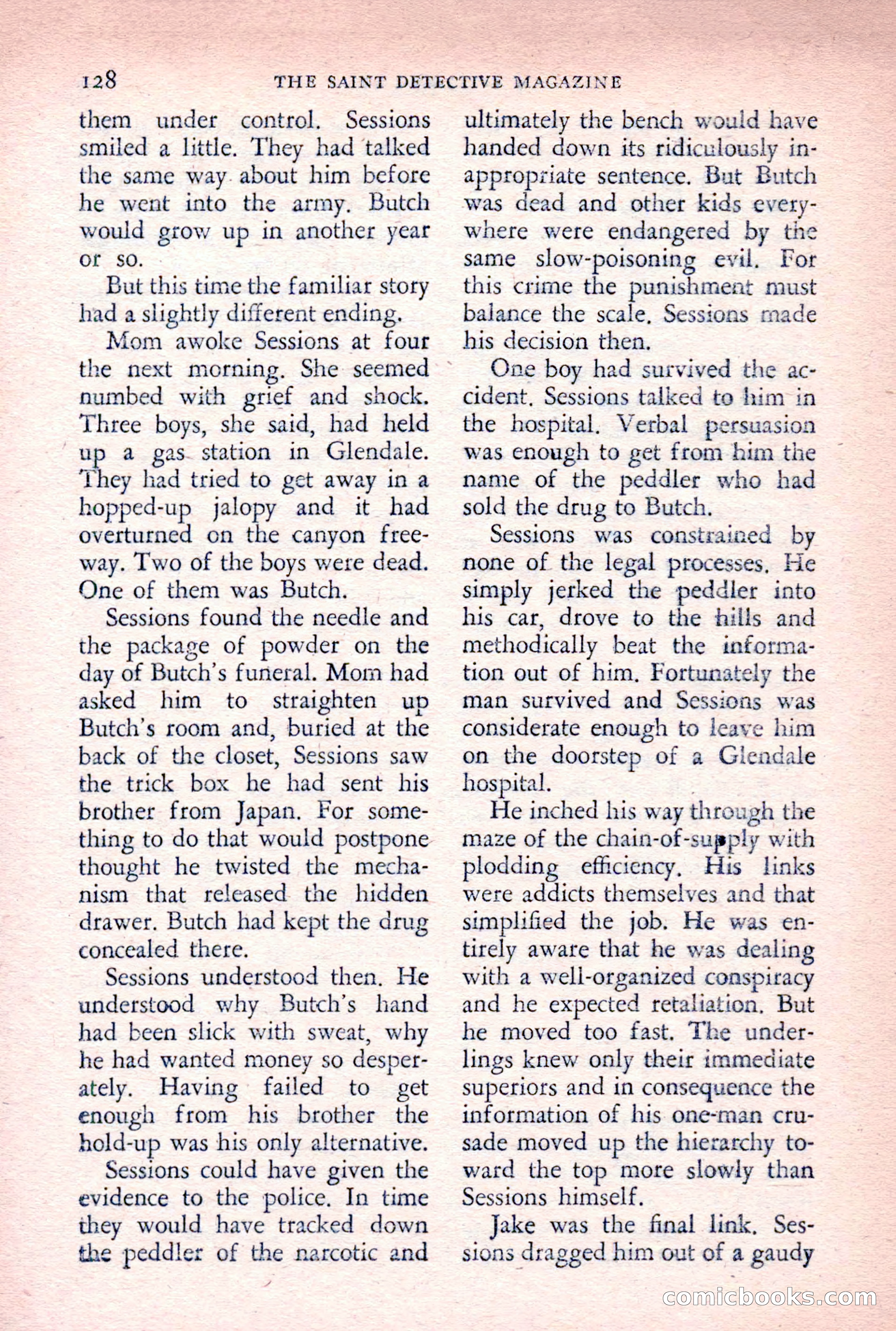 The Saint Detective Magazine — page 130 of 164