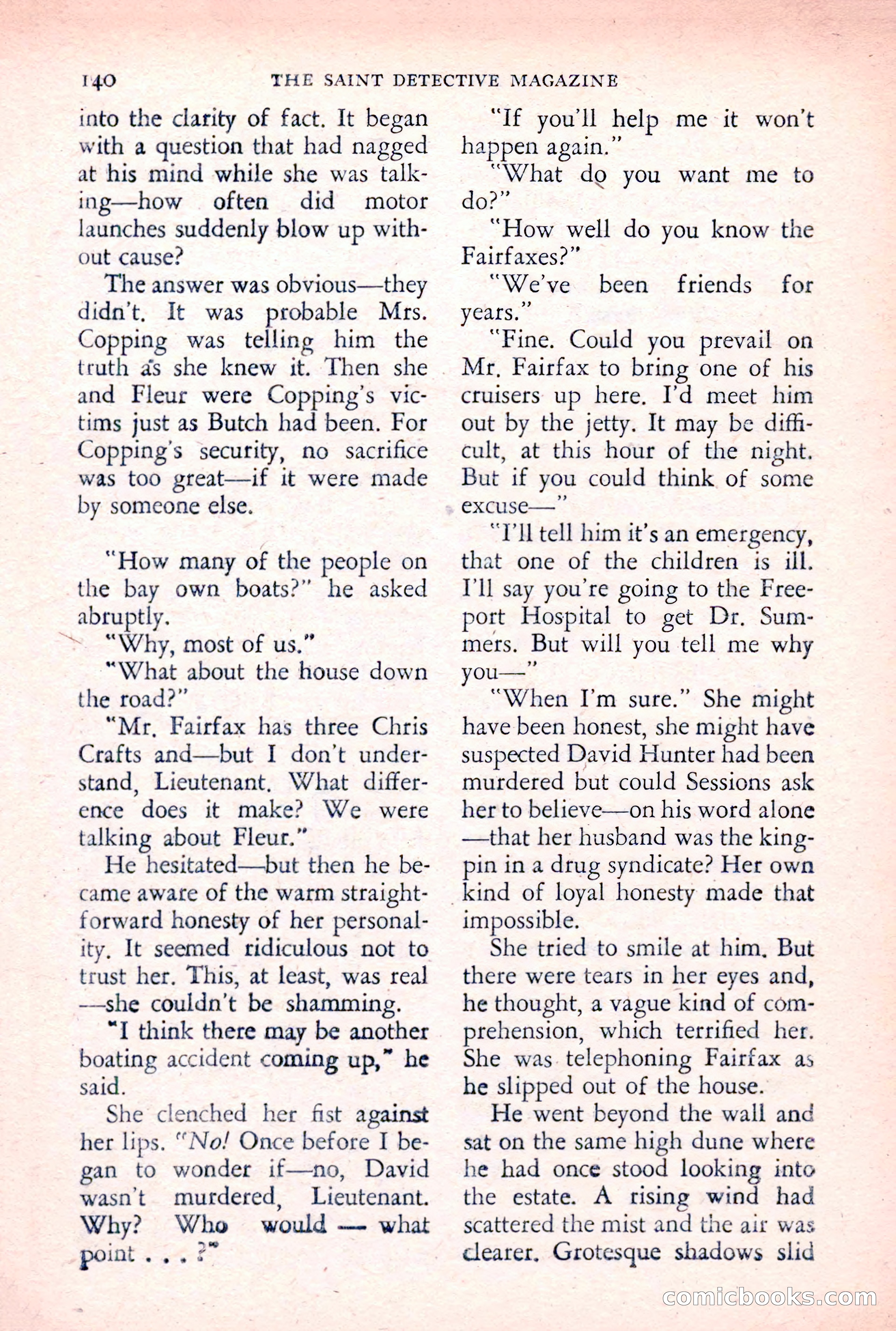The Saint Detective Magazine — page 142 of 164