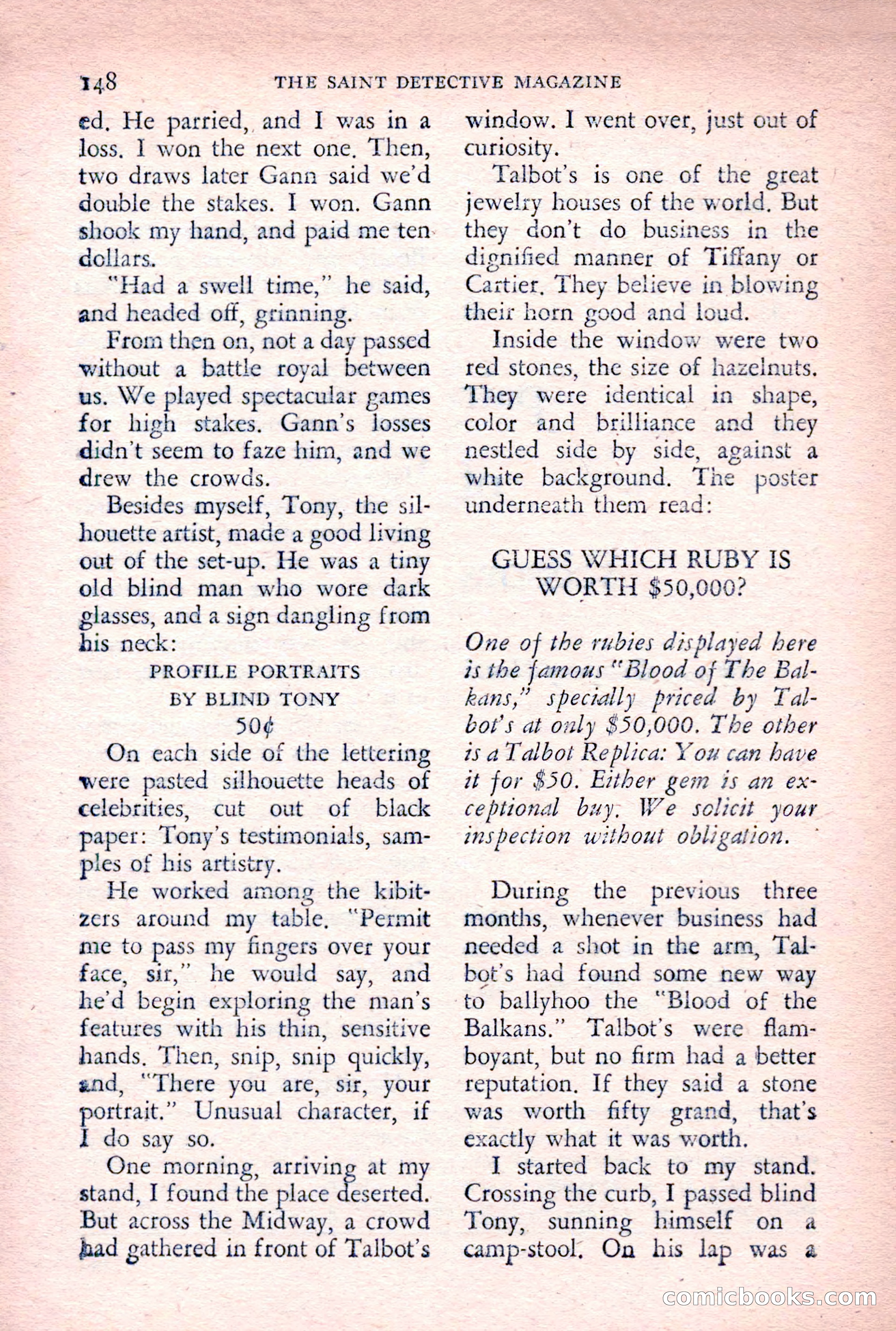 The Saint Detective Magazine — page 150 of 164
