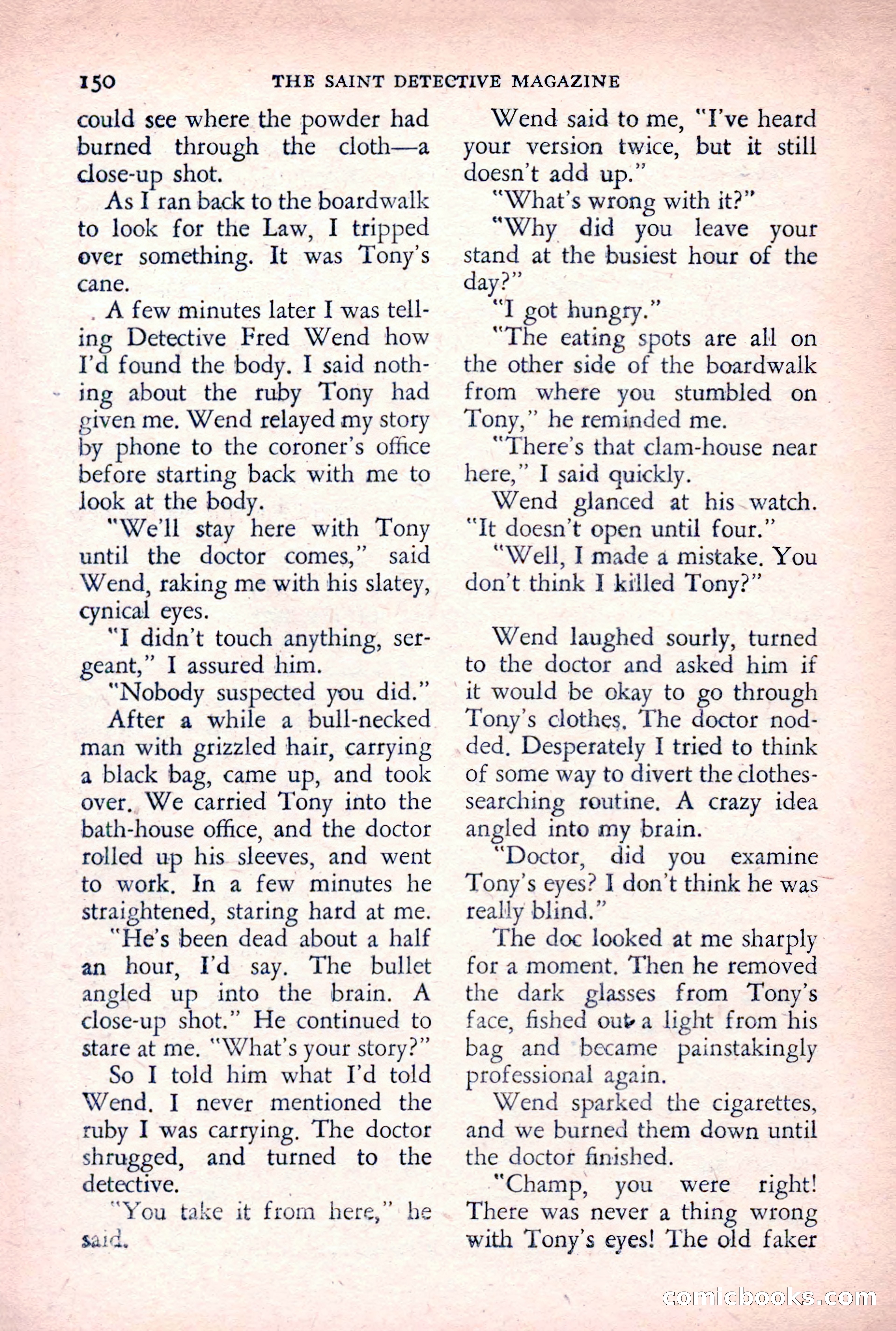 The Saint Detective Magazine — page 152 of 164