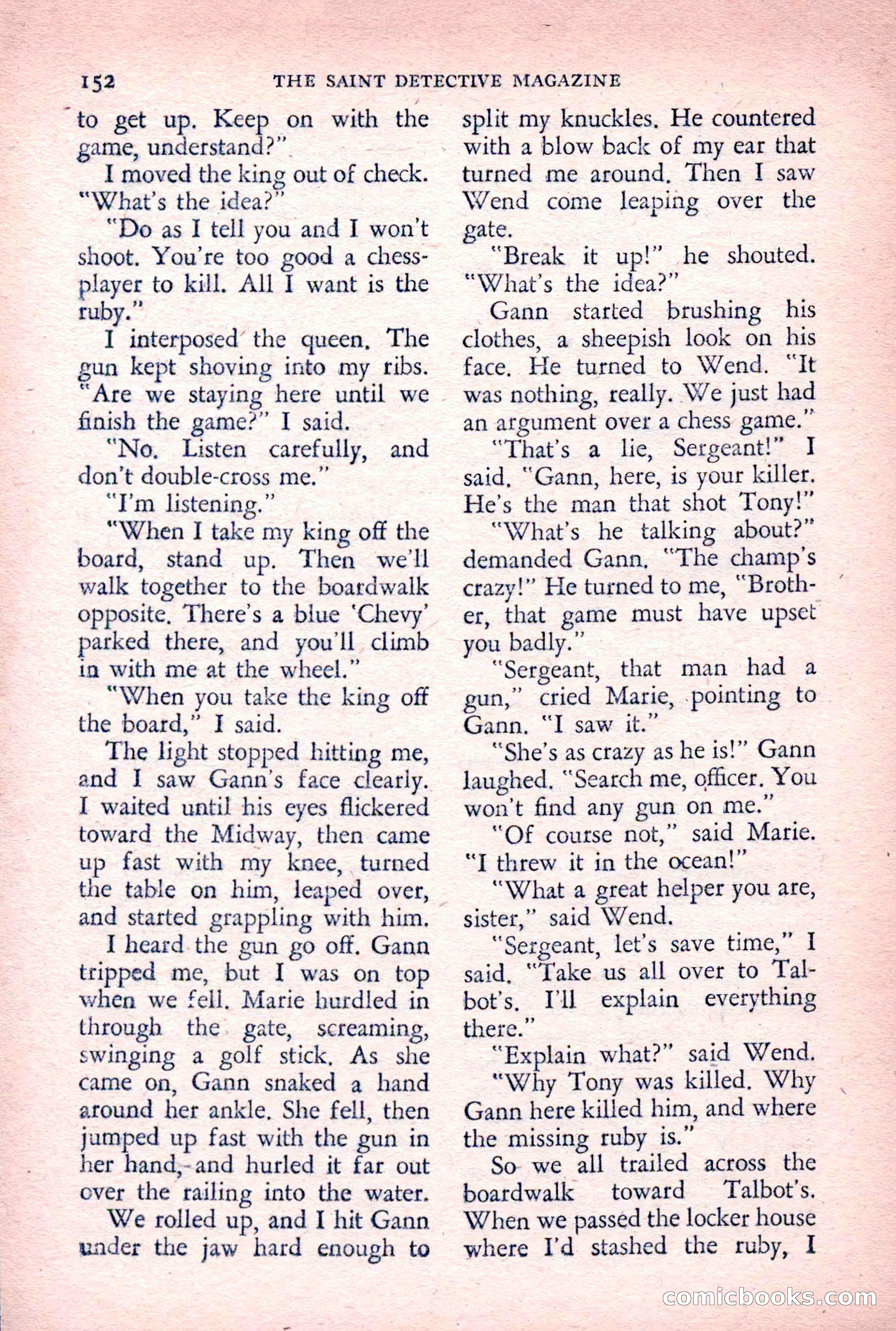 The Saint Detective Magazine — page 154 of 164