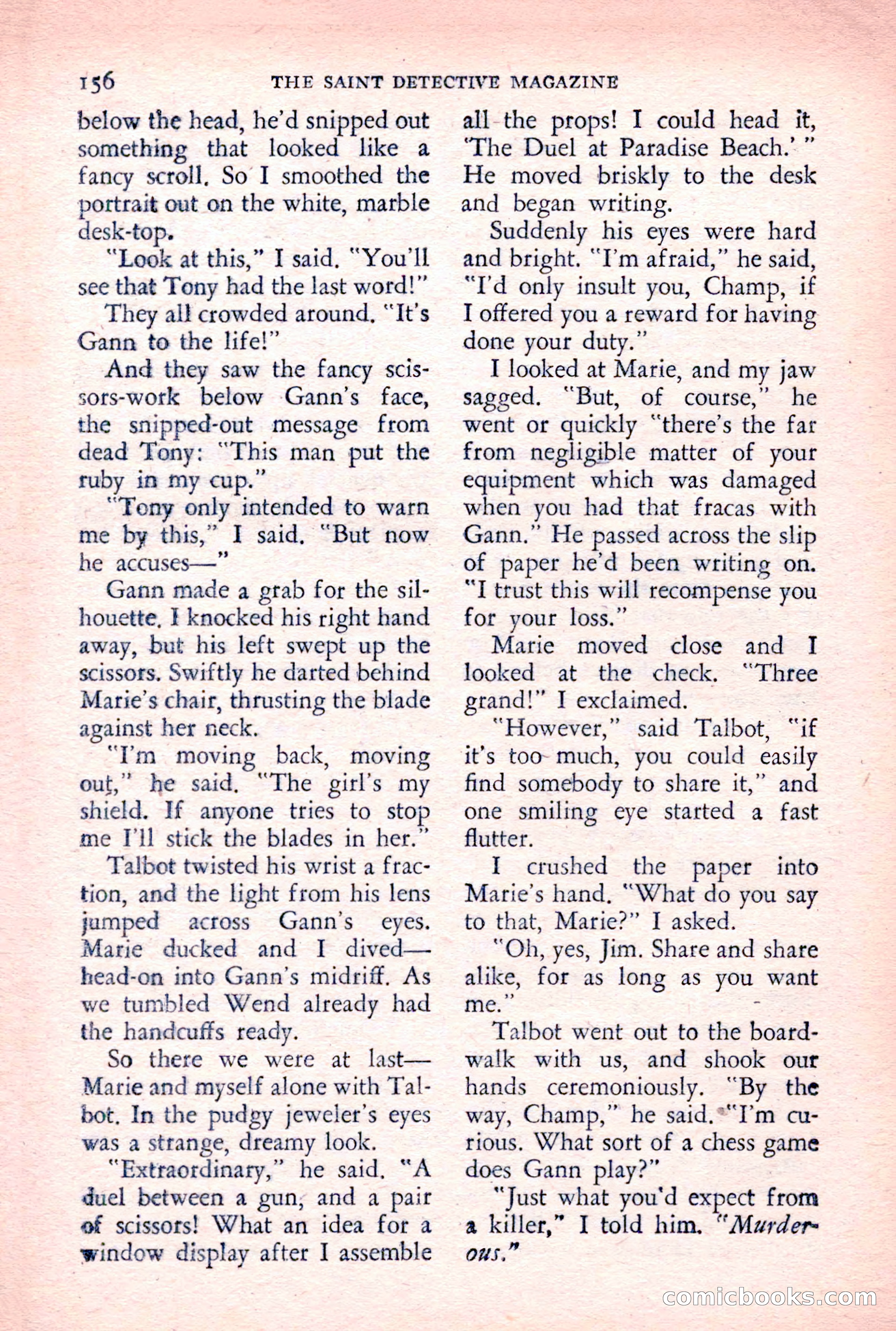 The Saint Detective Magazine — page 158 of 164