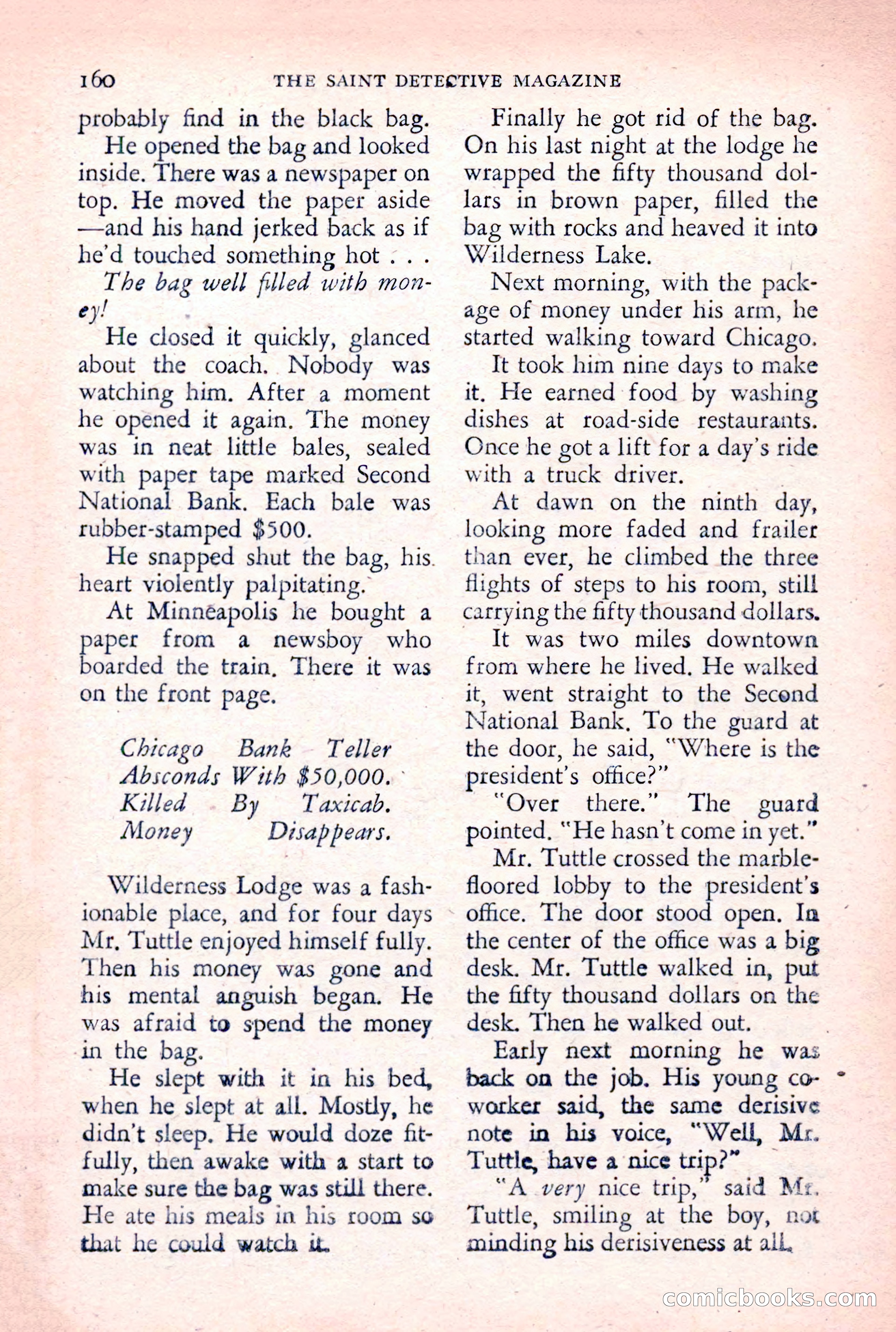 The Saint Detective Magazine — page 162 of 164
