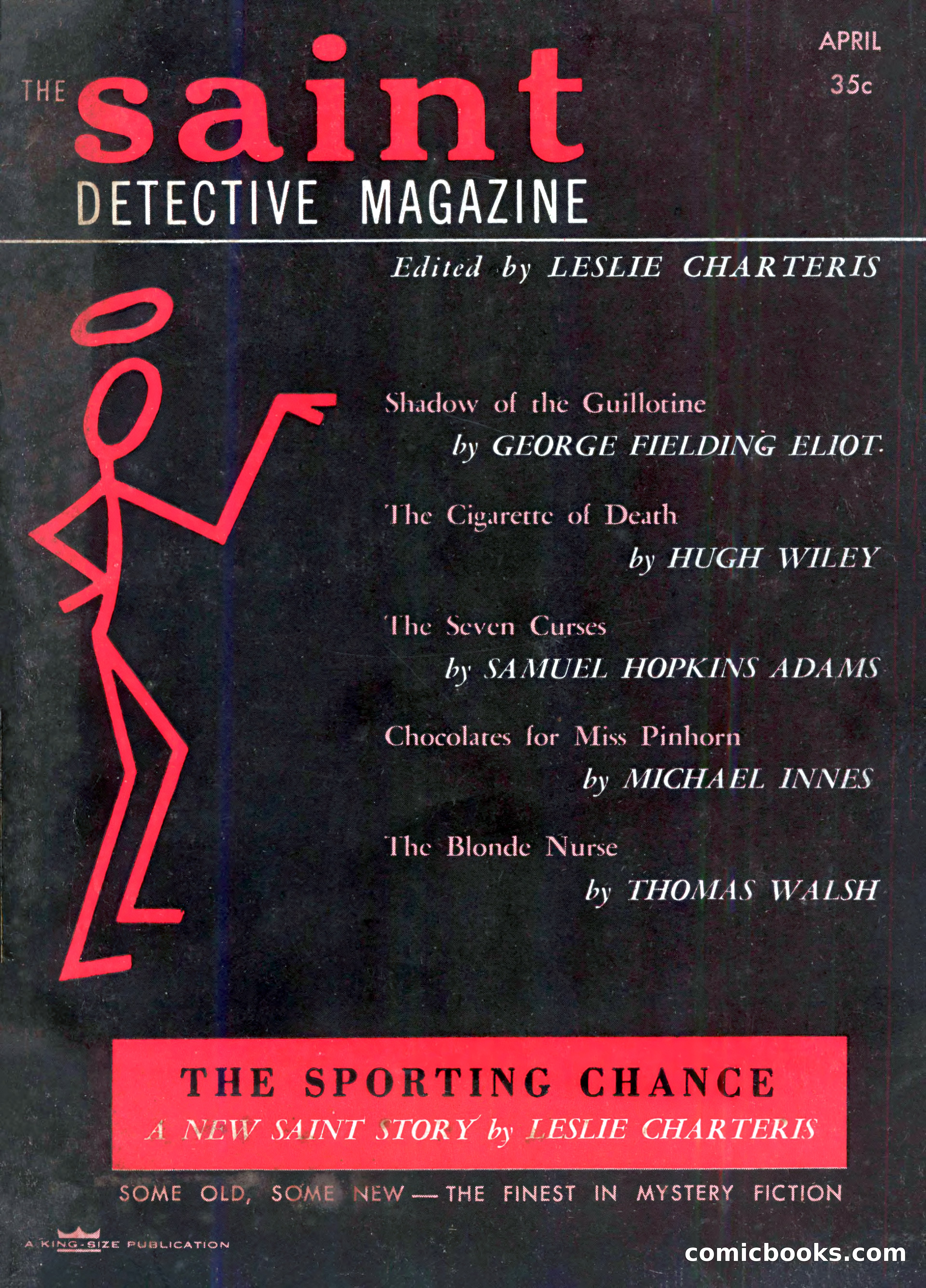 The Saint Detective Magazine, April 1955 — page 1 of 164