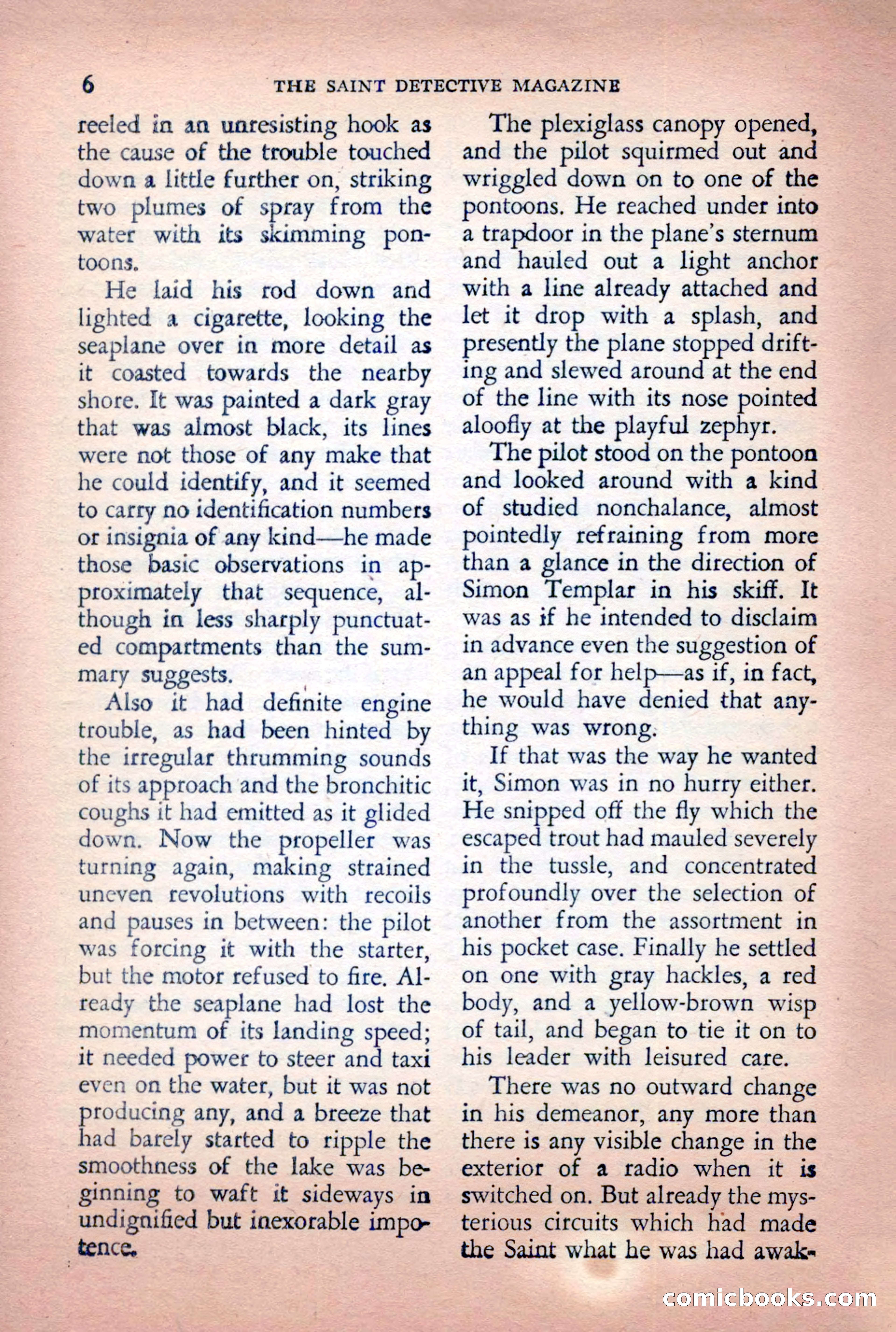 The Saint Detective Magazine, April 1955 — page 8 of 164