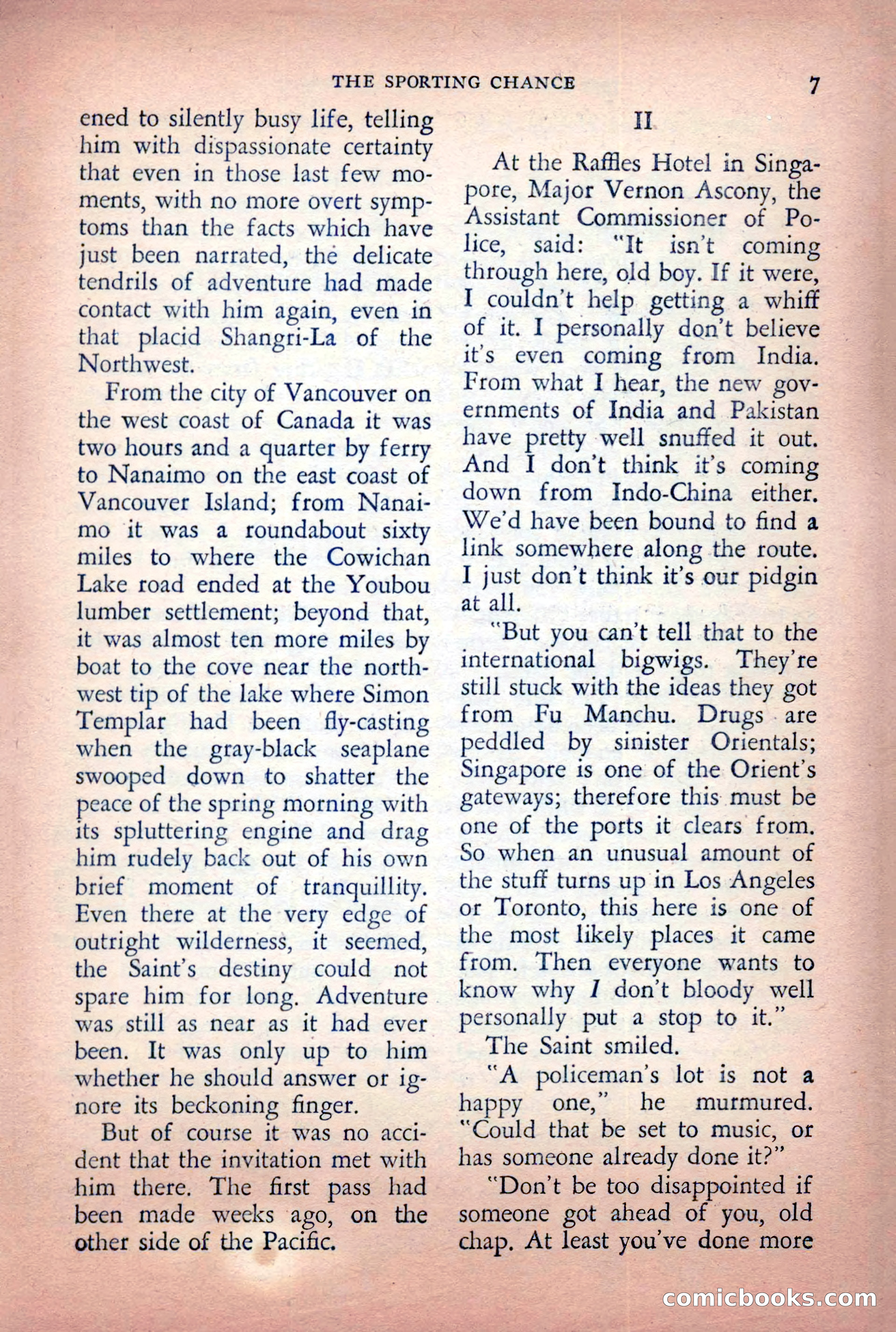 The Saint Detective Magazine, April 1955 — page 9 of 164