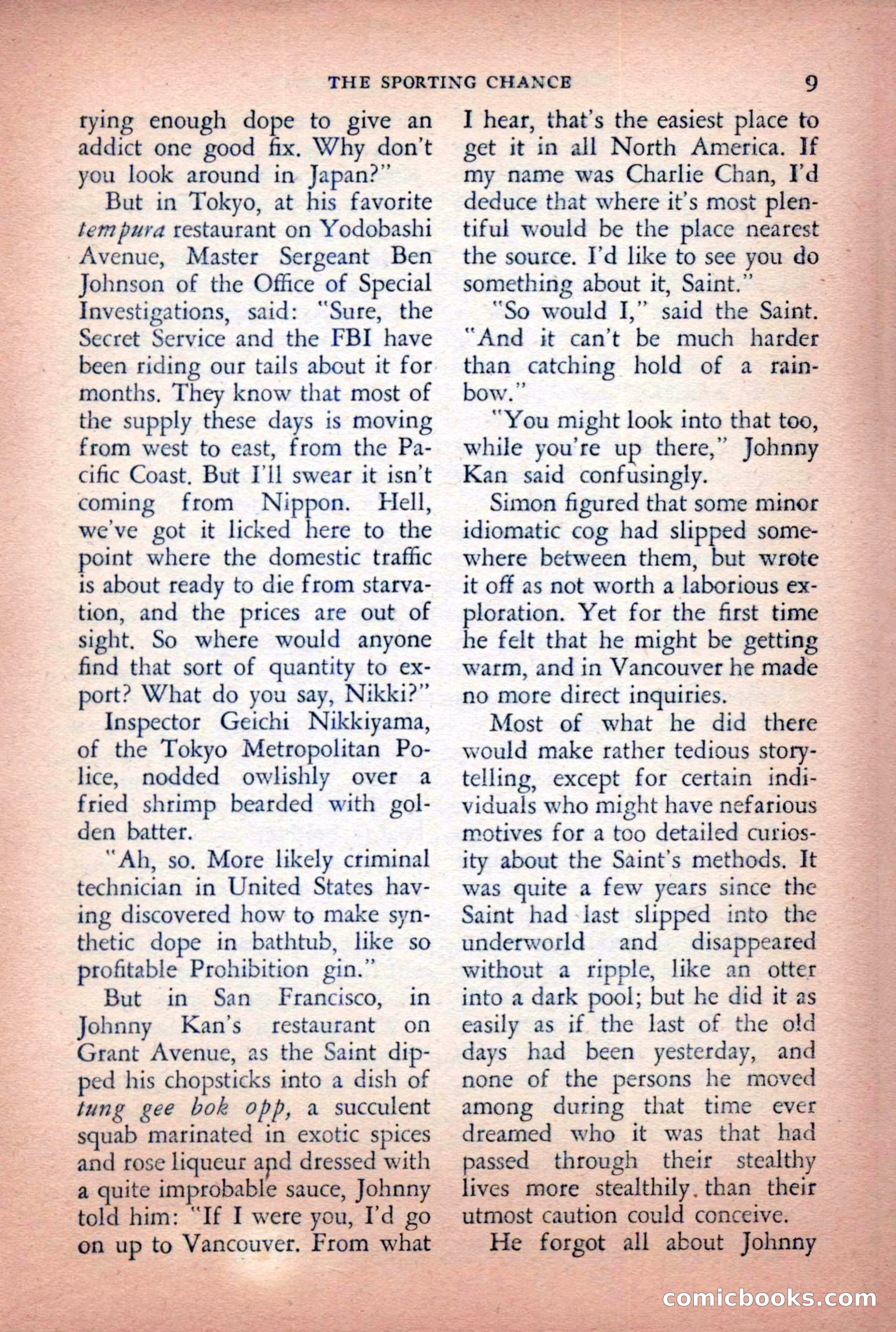 The Saint Detective Magazine, April 1955 — page 11 of 164