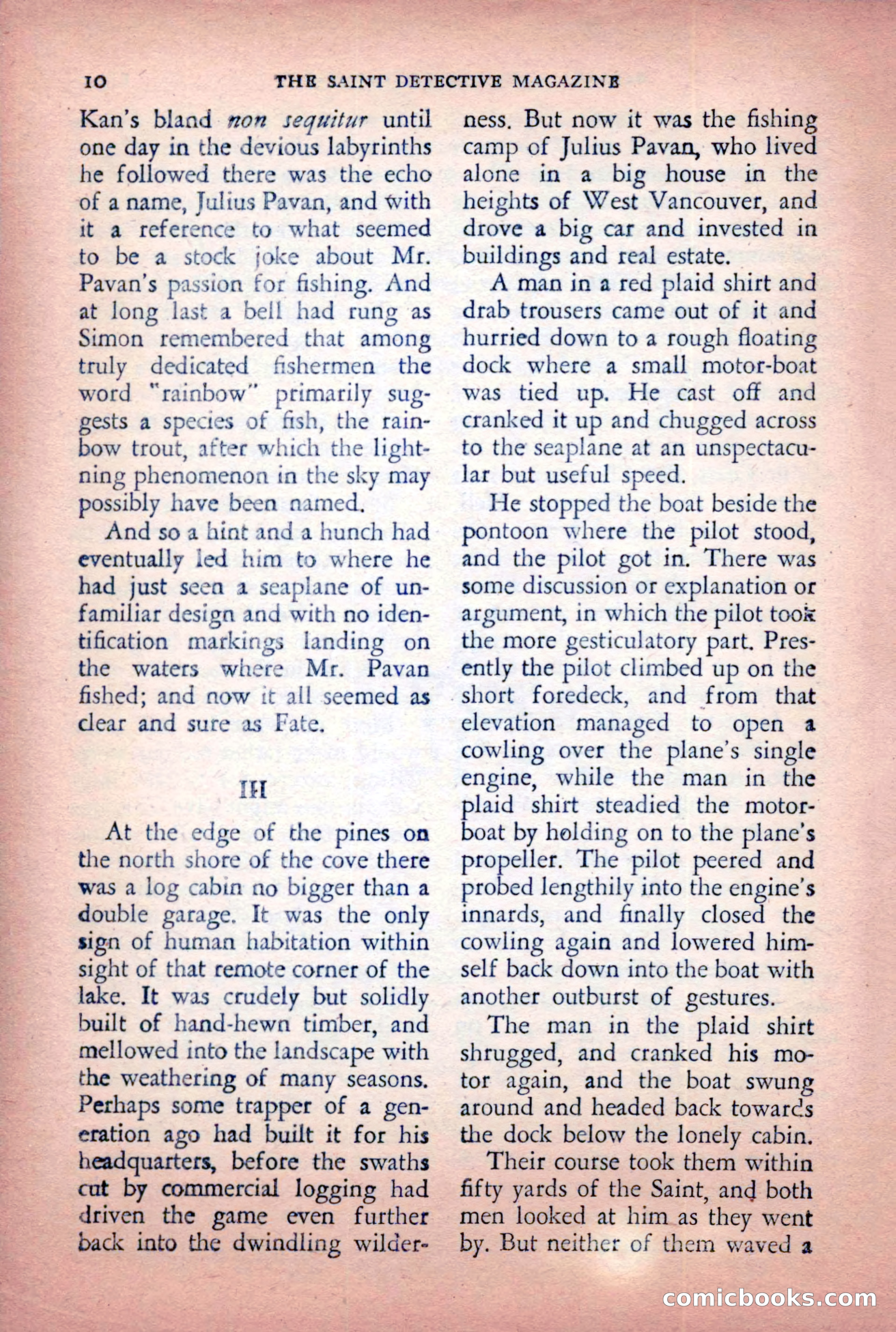 The Saint Detective Magazine, April 1955 — page 12 of 164