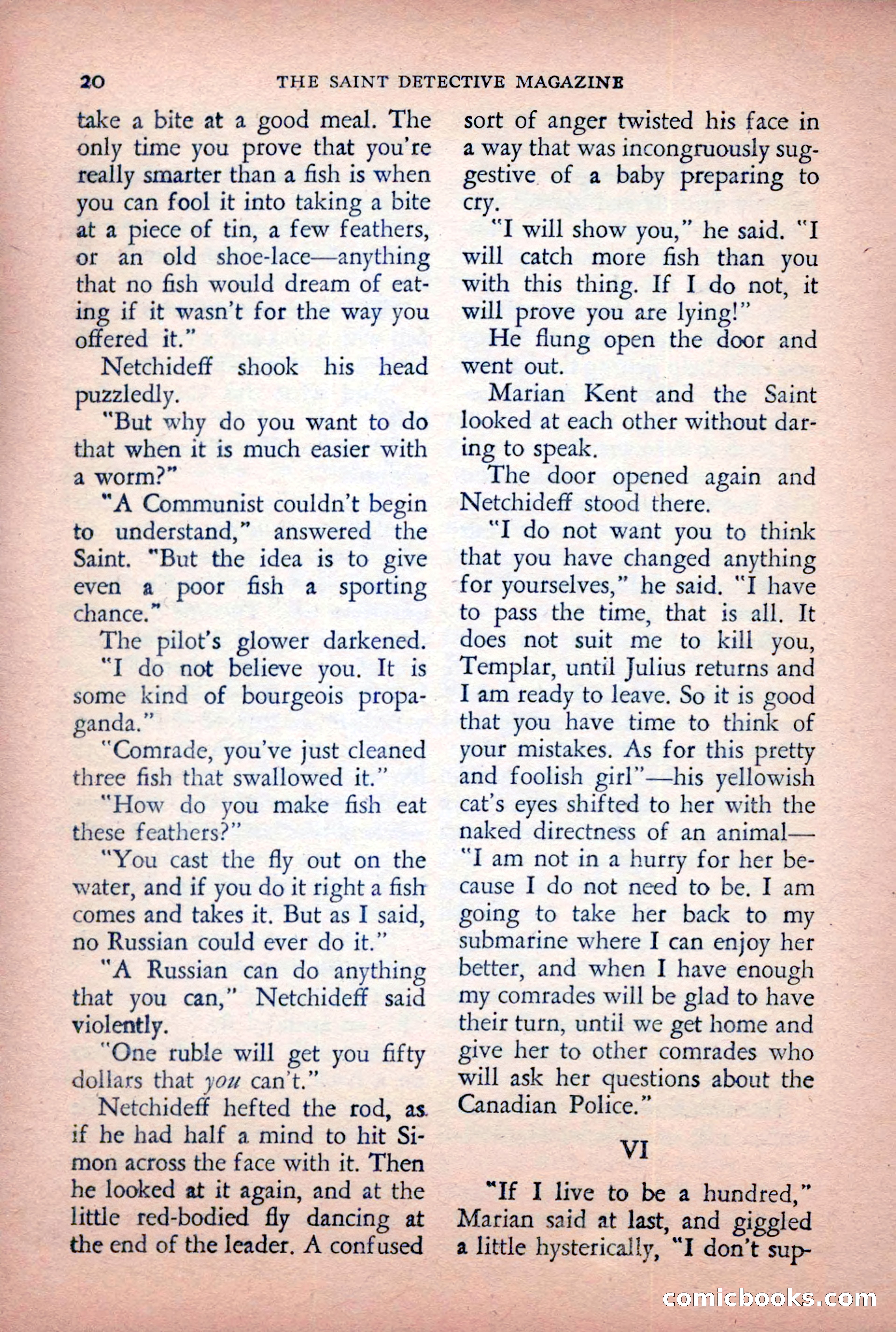 The Saint Detective Magazine, April 1955 — page 22 of 164