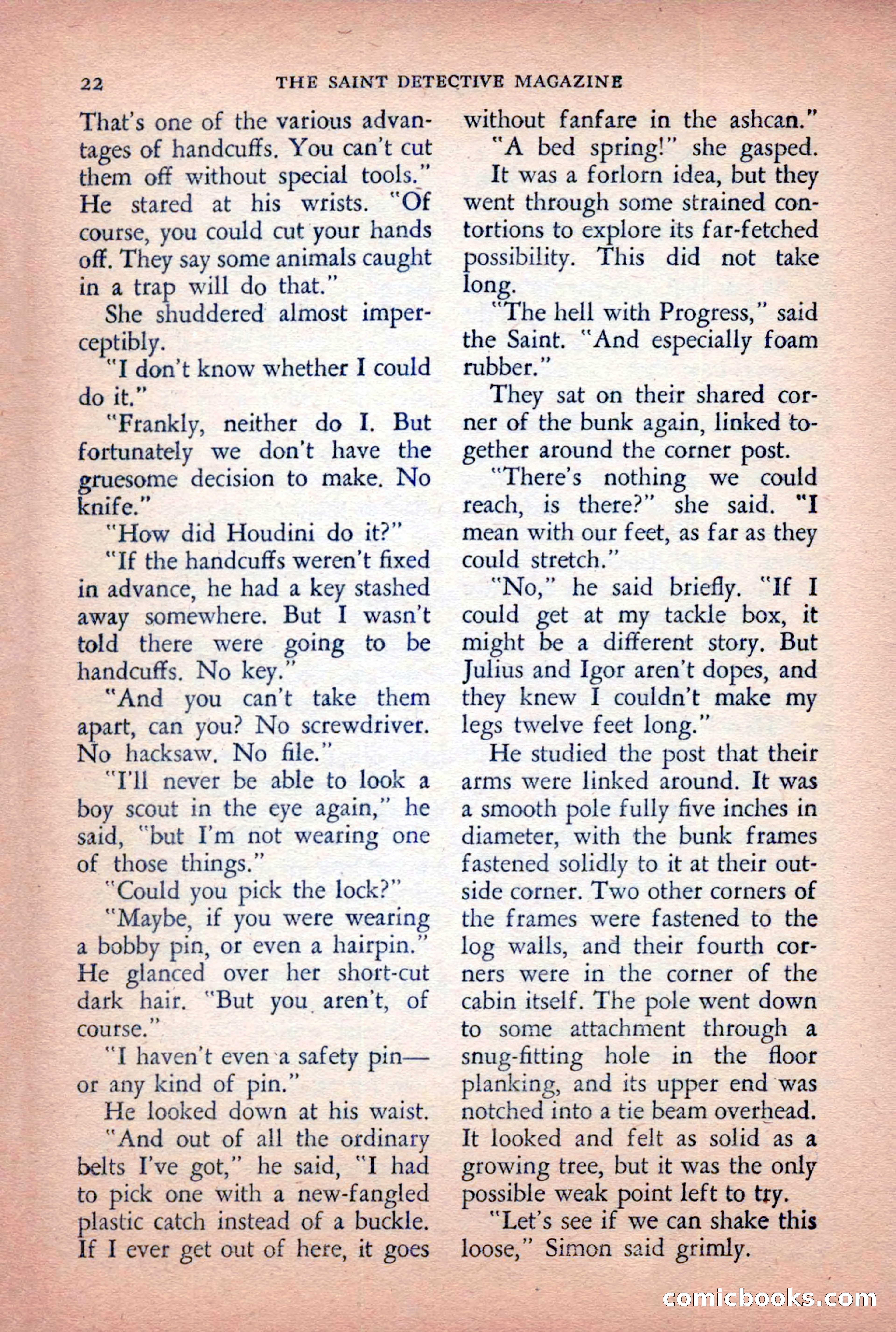 The Saint Detective Magazine, April 1955 — page 24 of 164