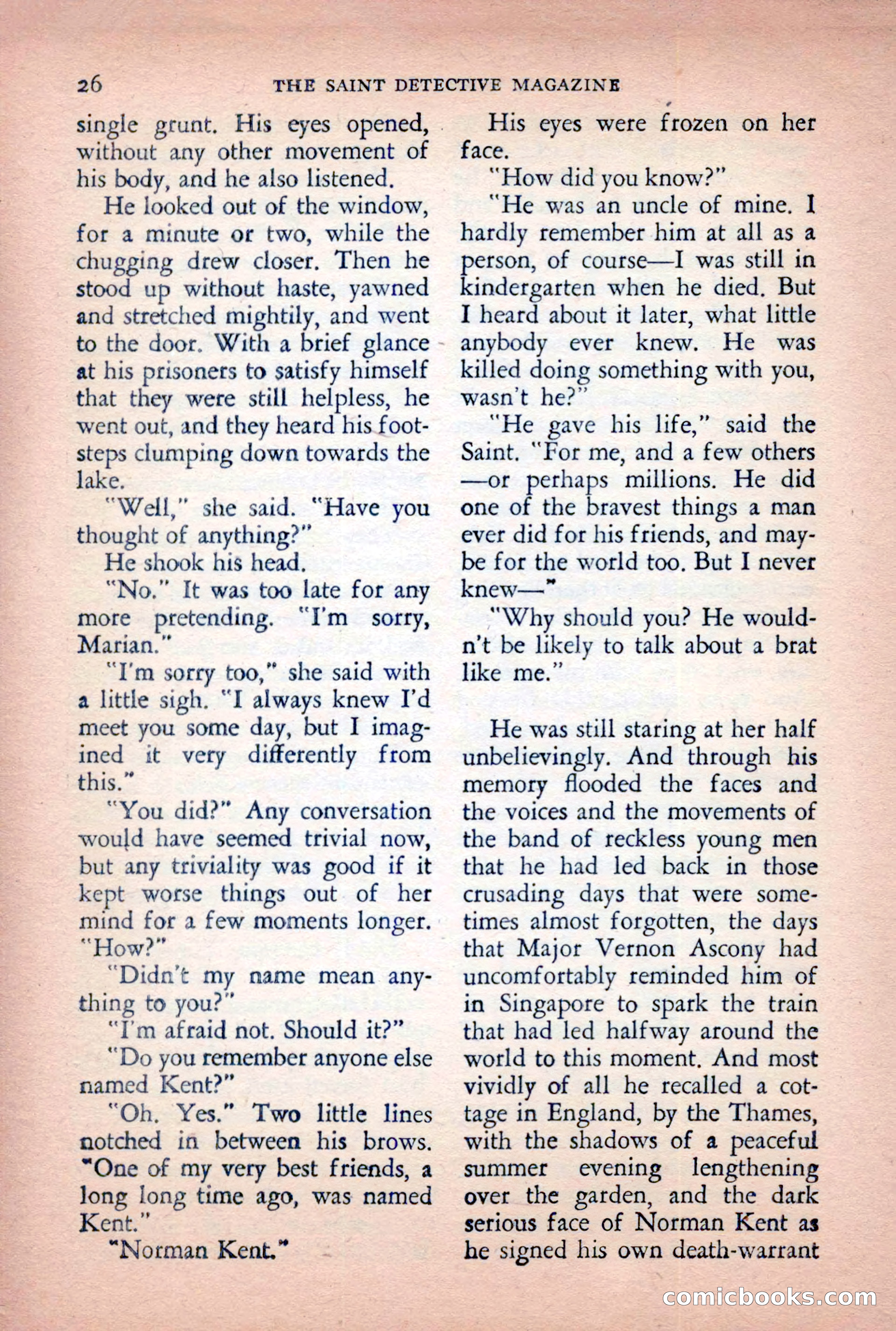 The Saint Detective Magazine, April 1955 — page 28 of 164