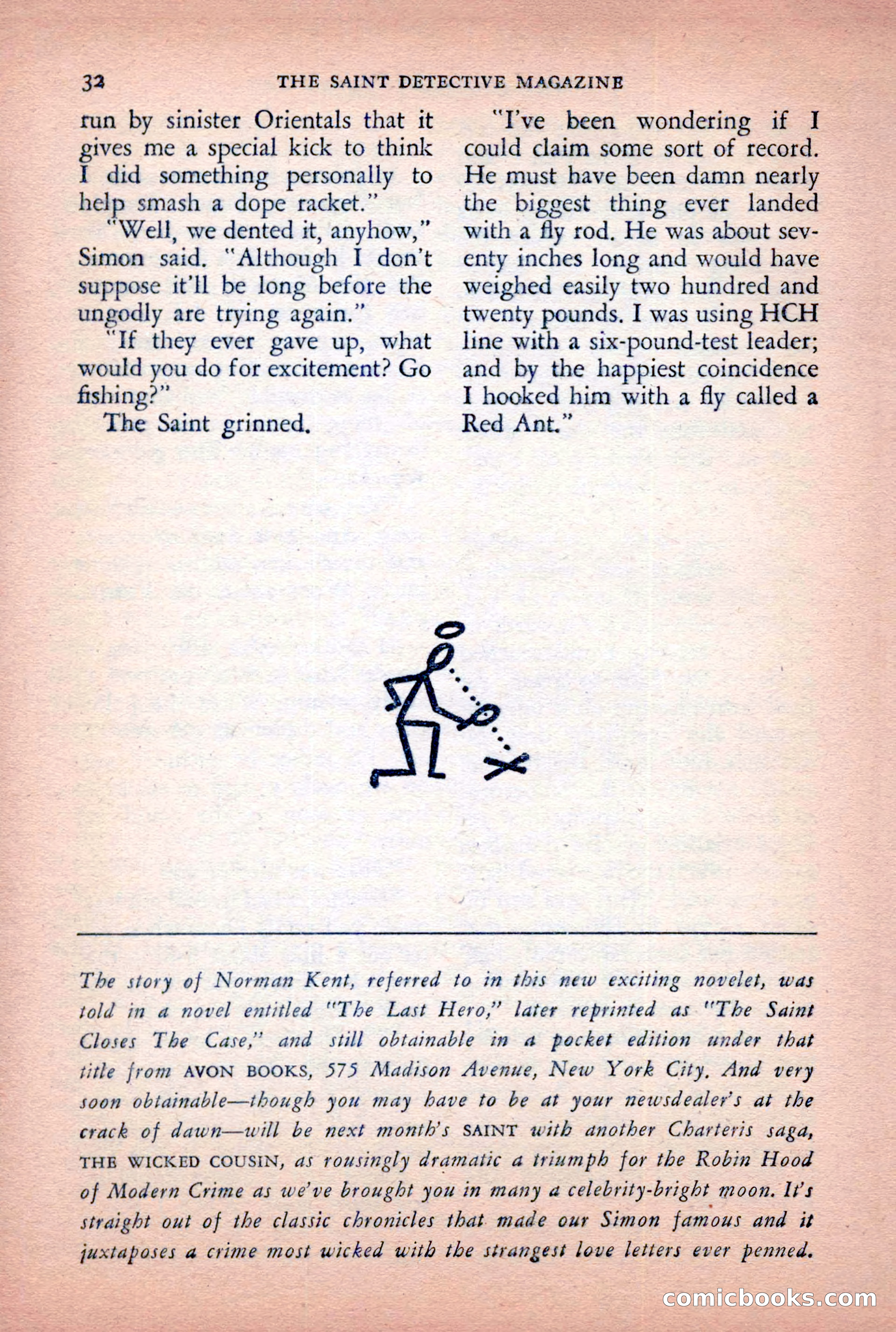 The Saint Detective Magazine, April 1955 — page 34 of 164