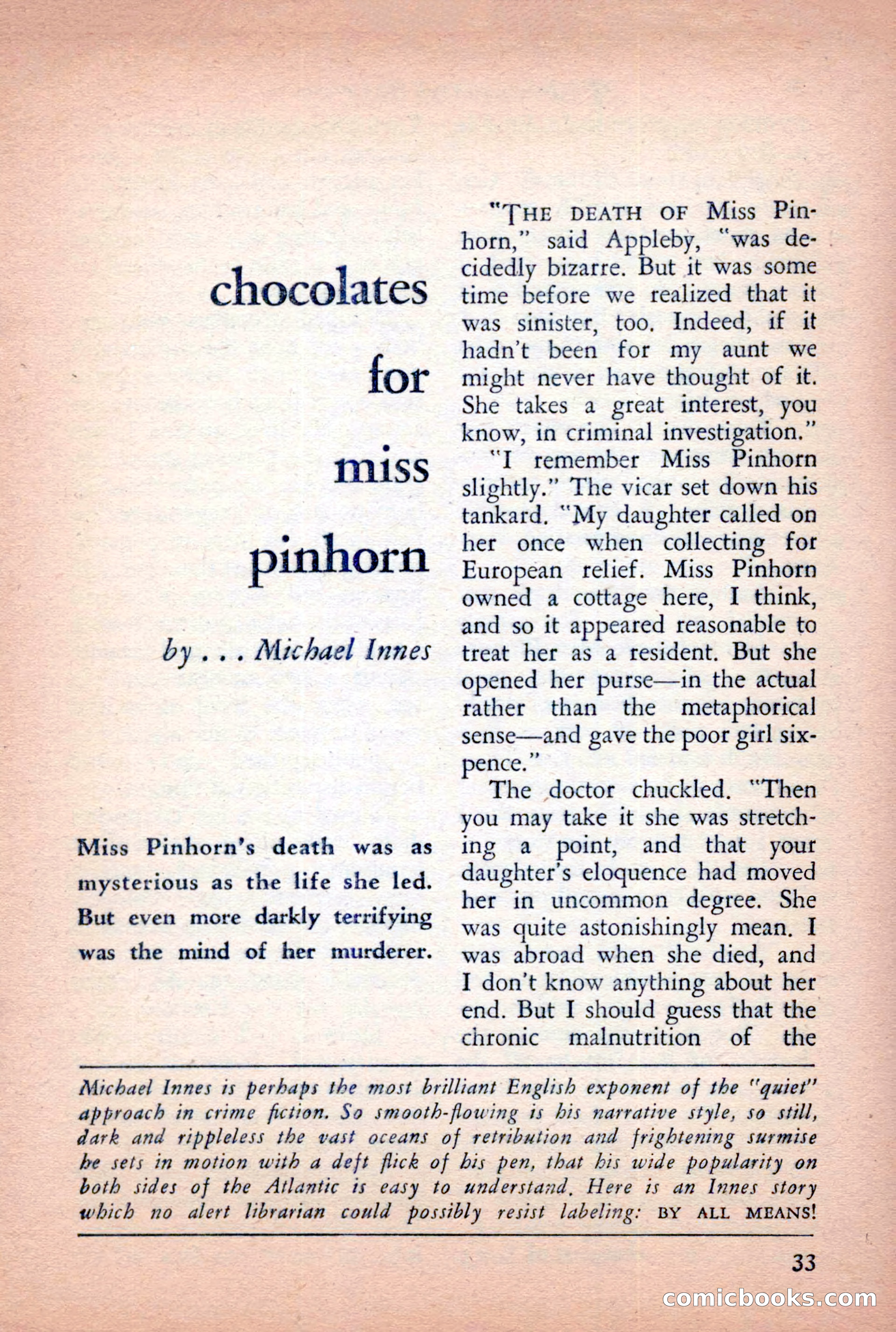 The Saint Detective Magazine, April 1955 — page 35 of 164
