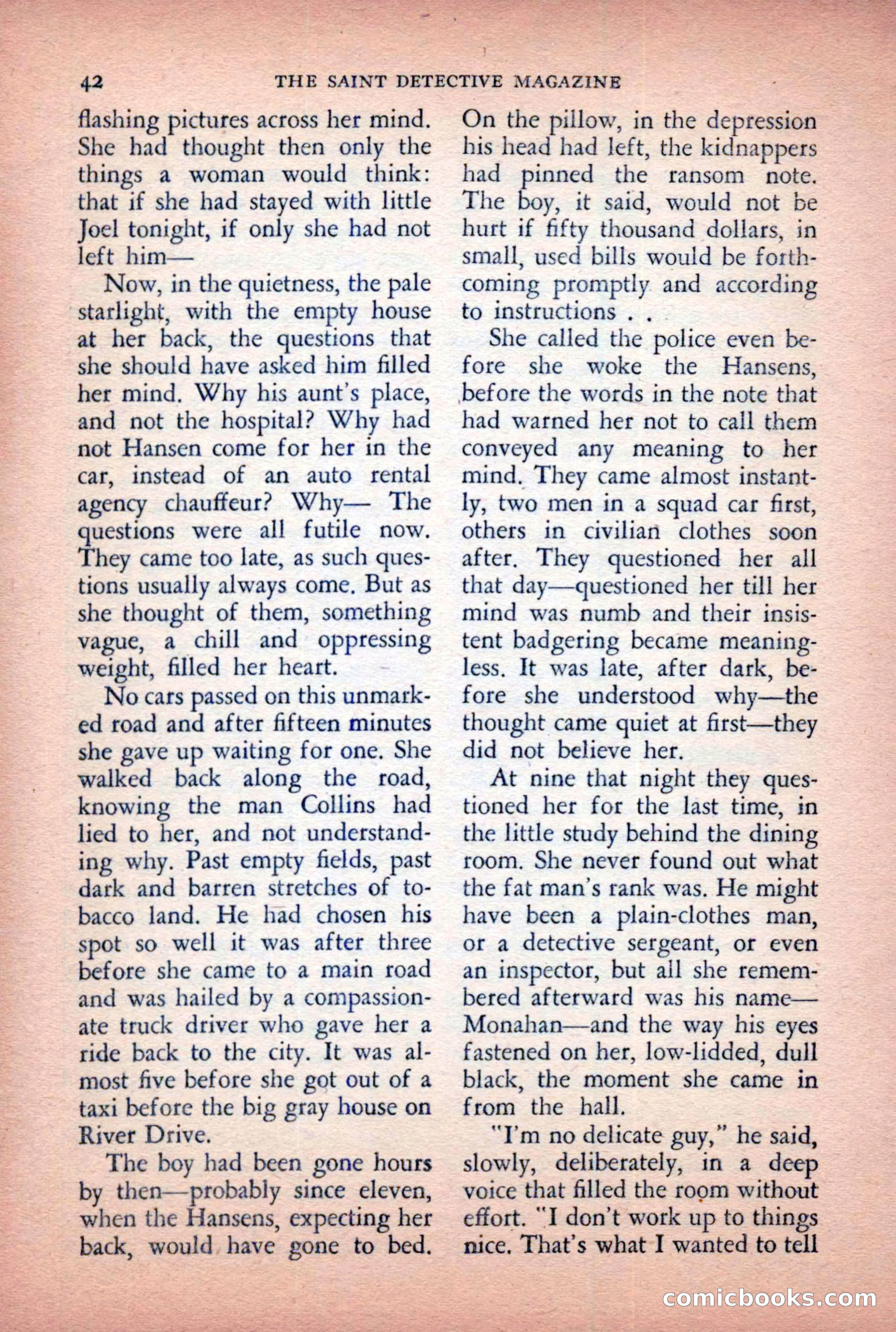The Saint Detective Magazine, April 1955 — page 44 of 164