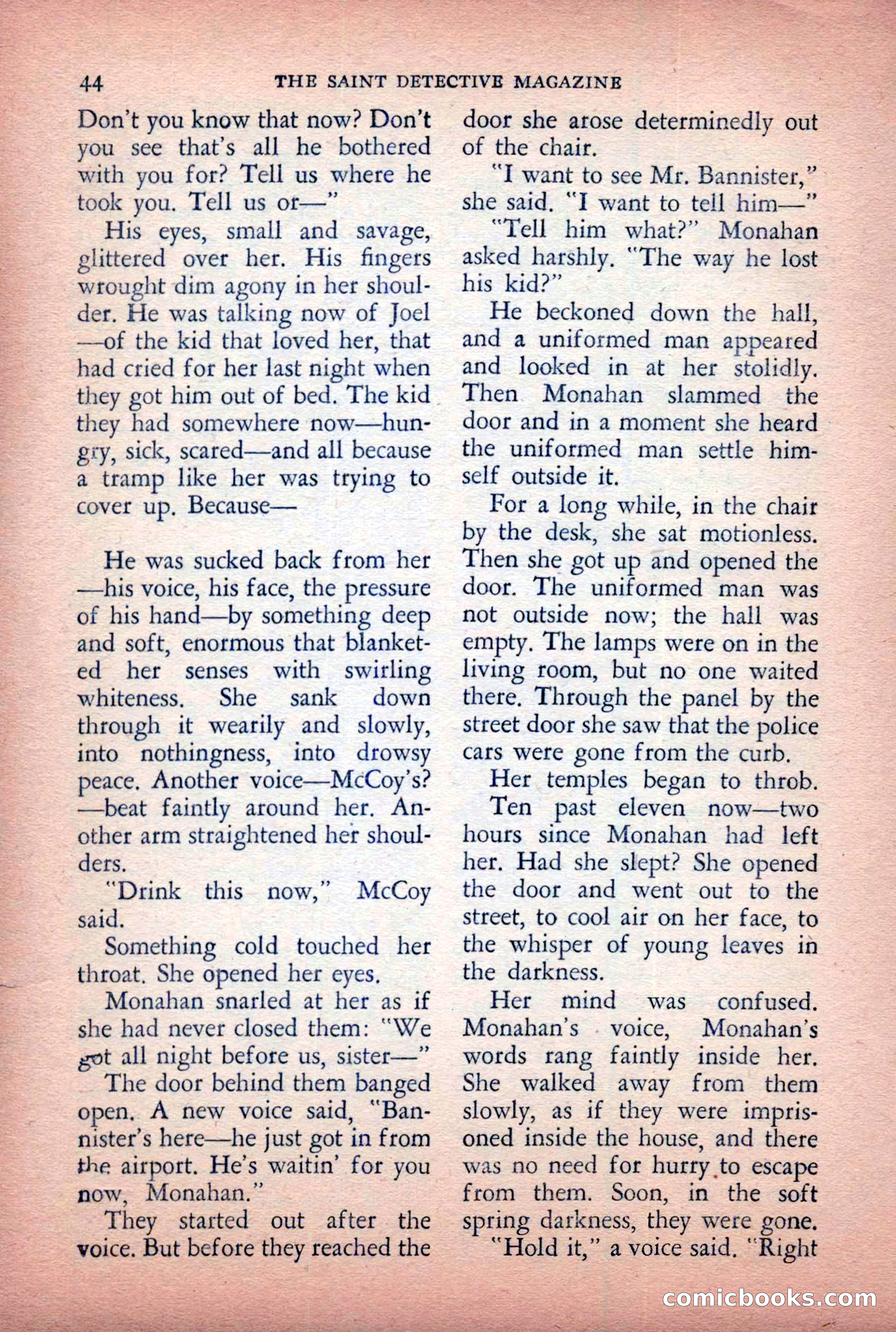 The Saint Detective Magazine, April 1955 — page 46 of 164