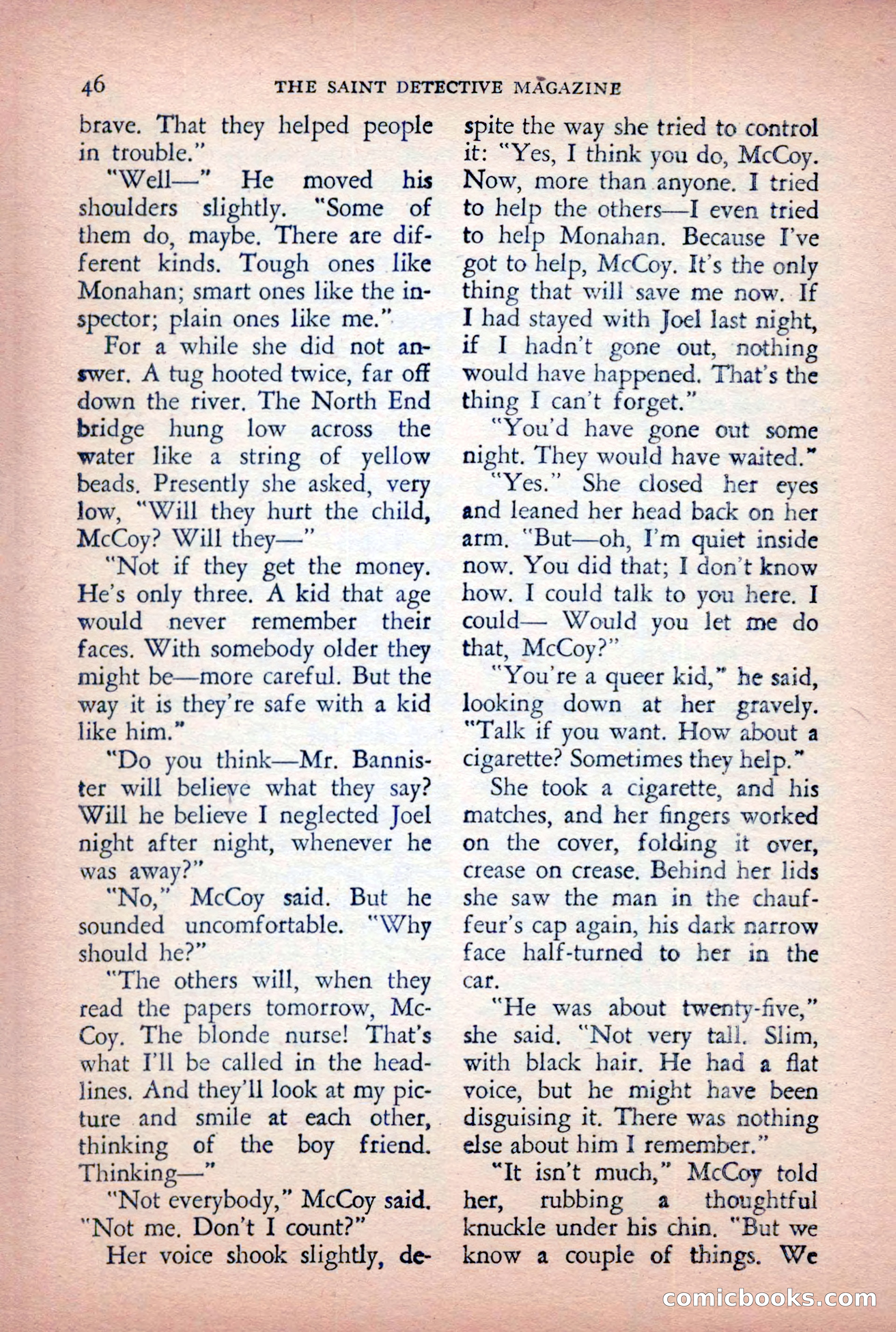 The Saint Detective Magazine, April 1955 — page 48 of 164