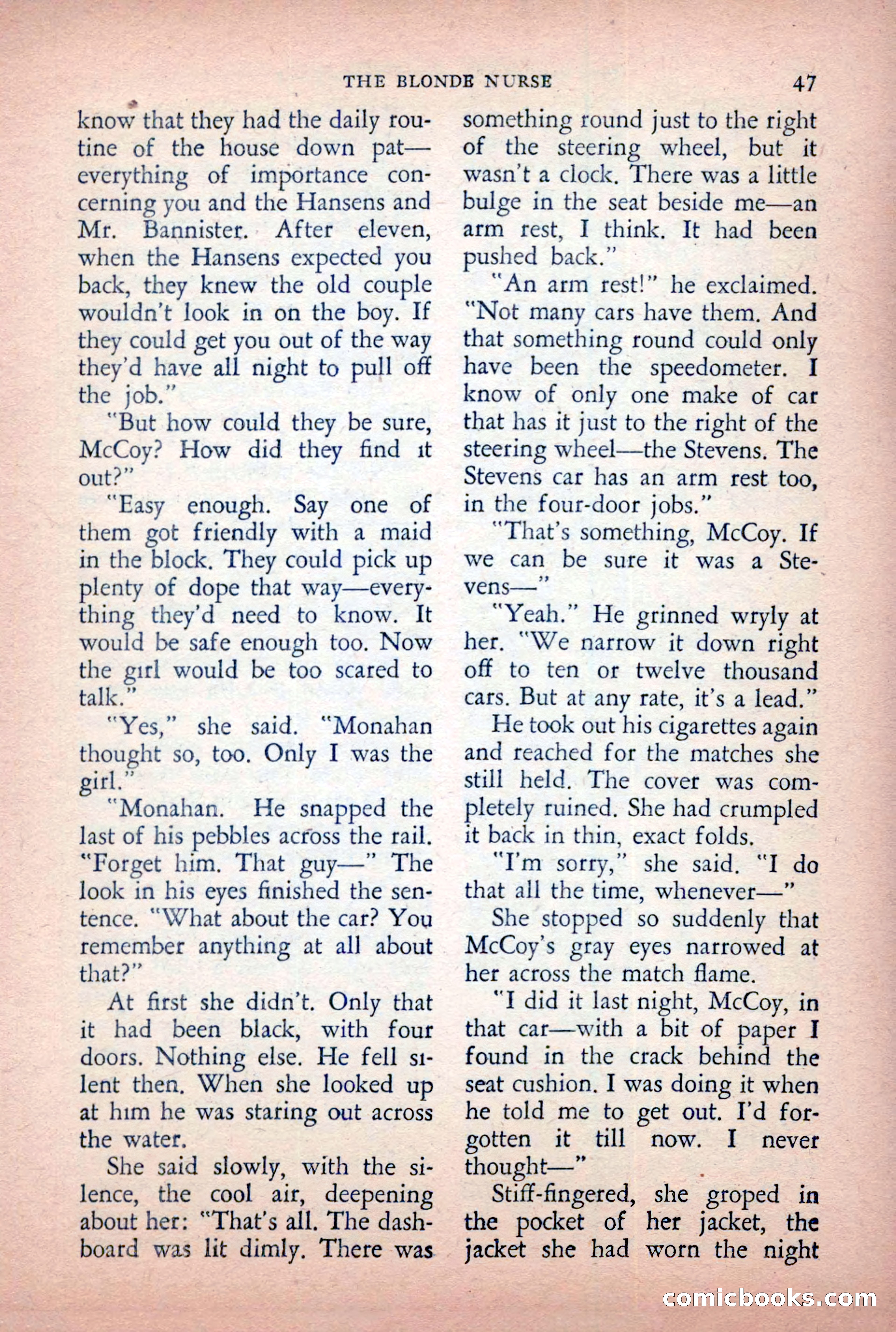 The Saint Detective Magazine, April 1955 — page 49 of 164
