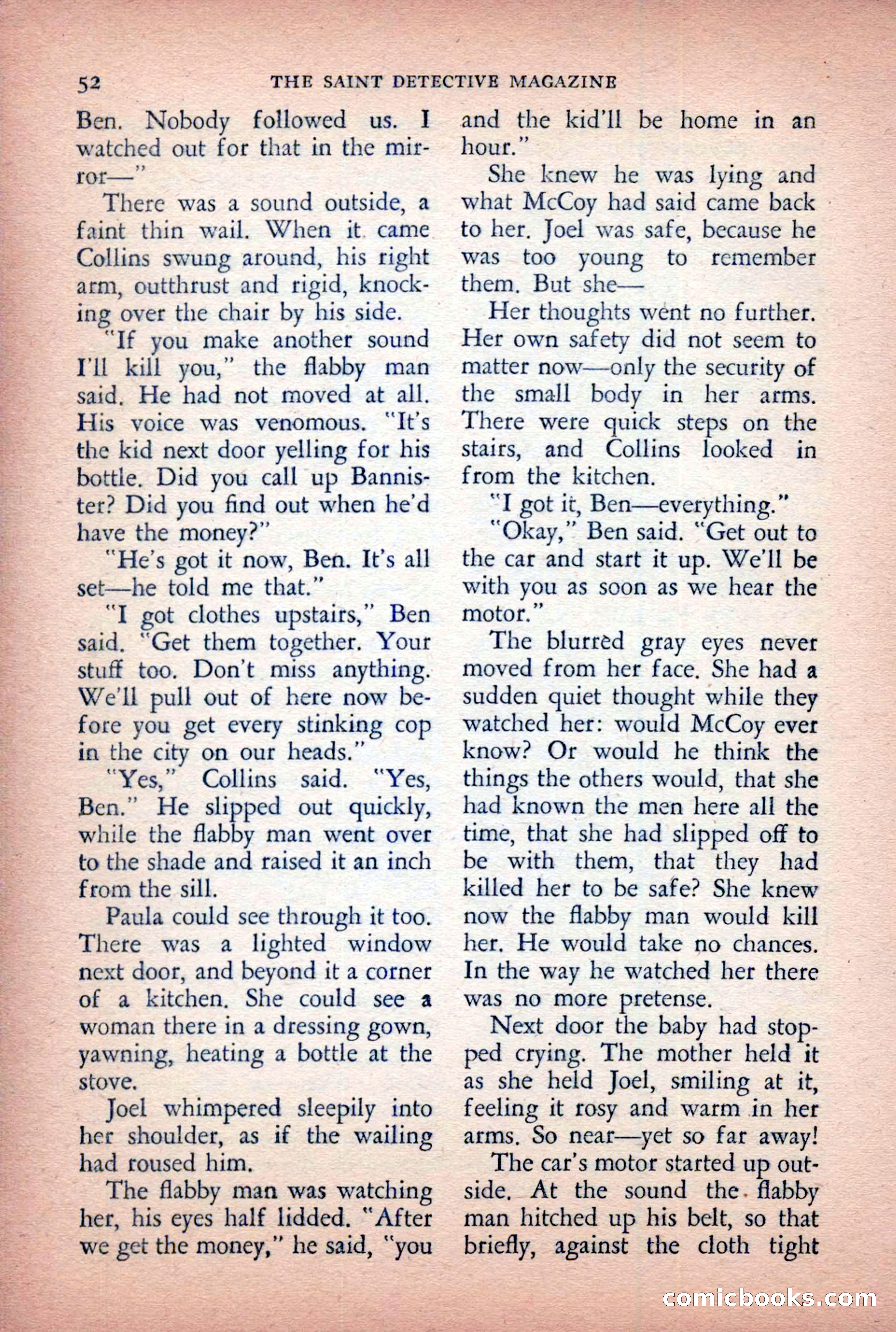 The Saint Detective Magazine, April 1955 — page 54 of 164