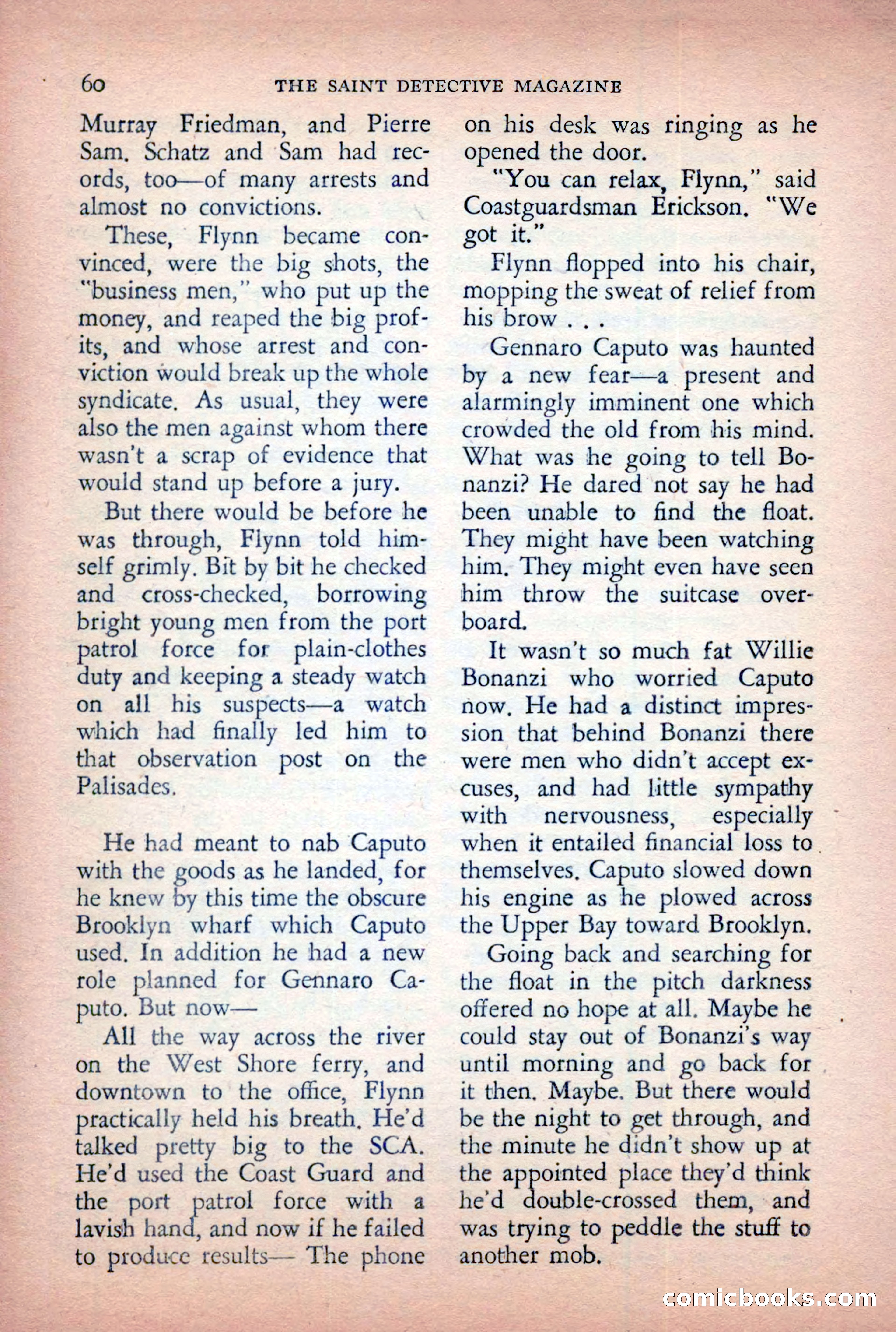 The Saint Detective Magazine, April 1955 — page 62 of 164