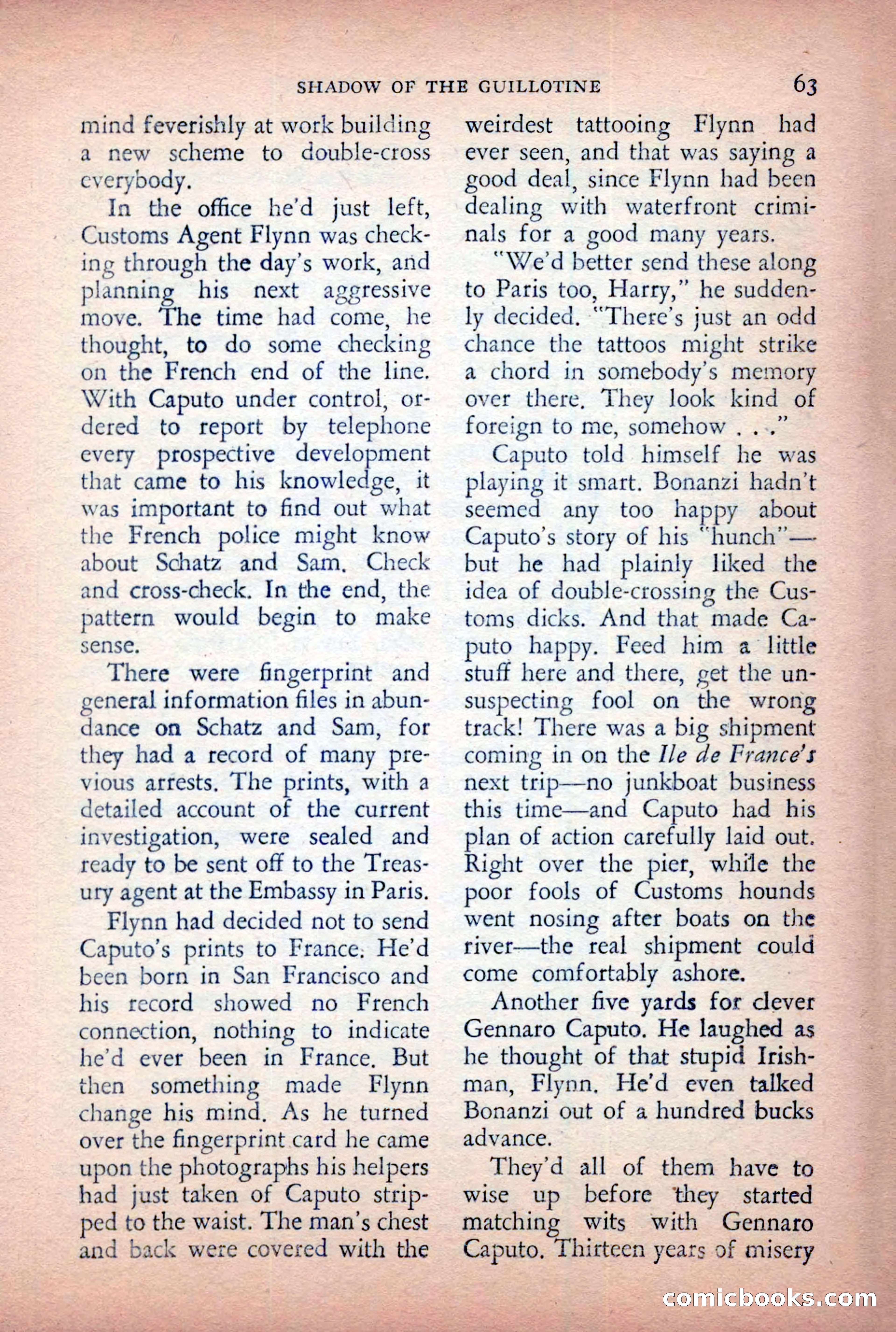 The Saint Detective Magazine, April 1955 — page 65 of 164