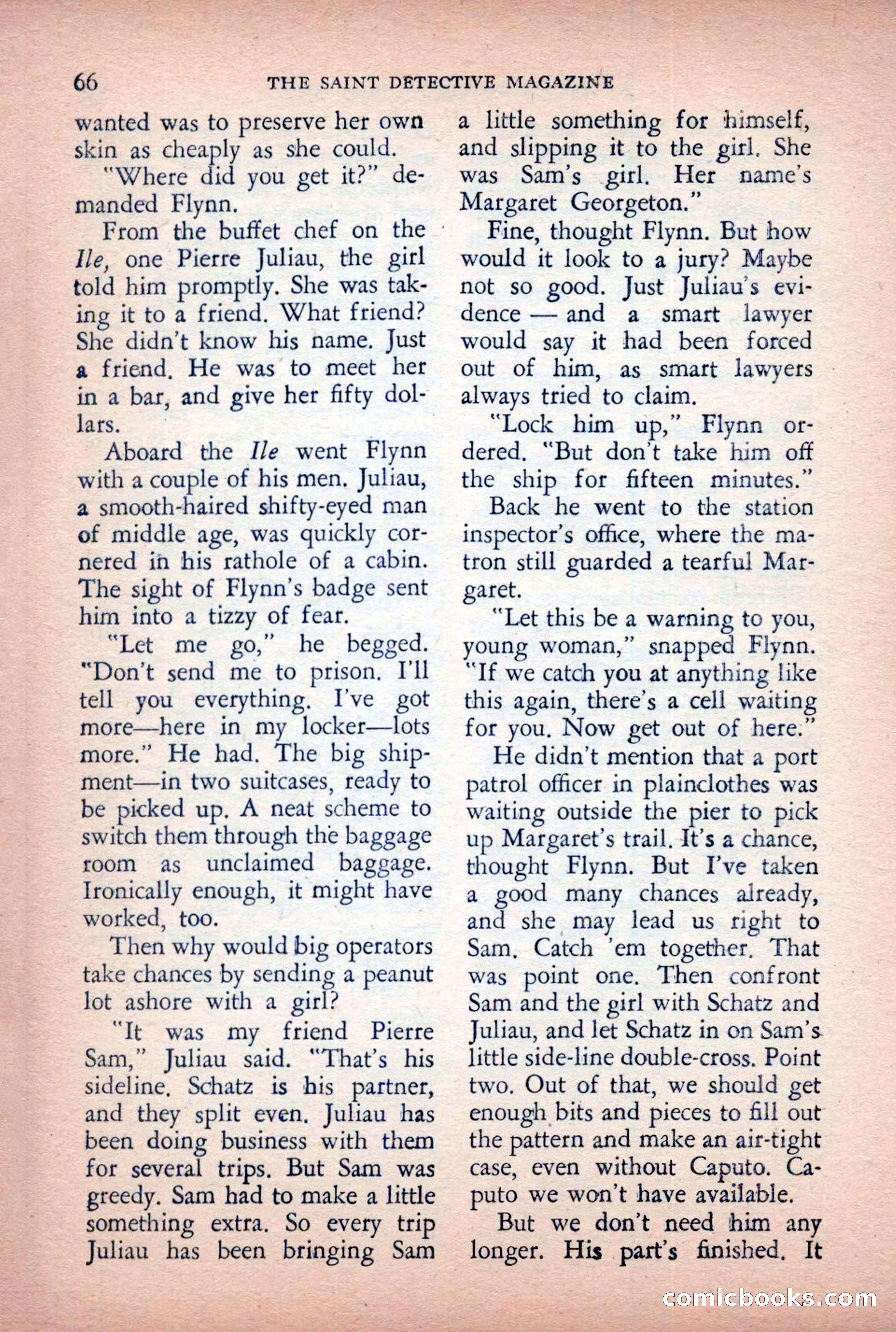 The Saint Detective Magazine, April 1955 — page 68 of 164