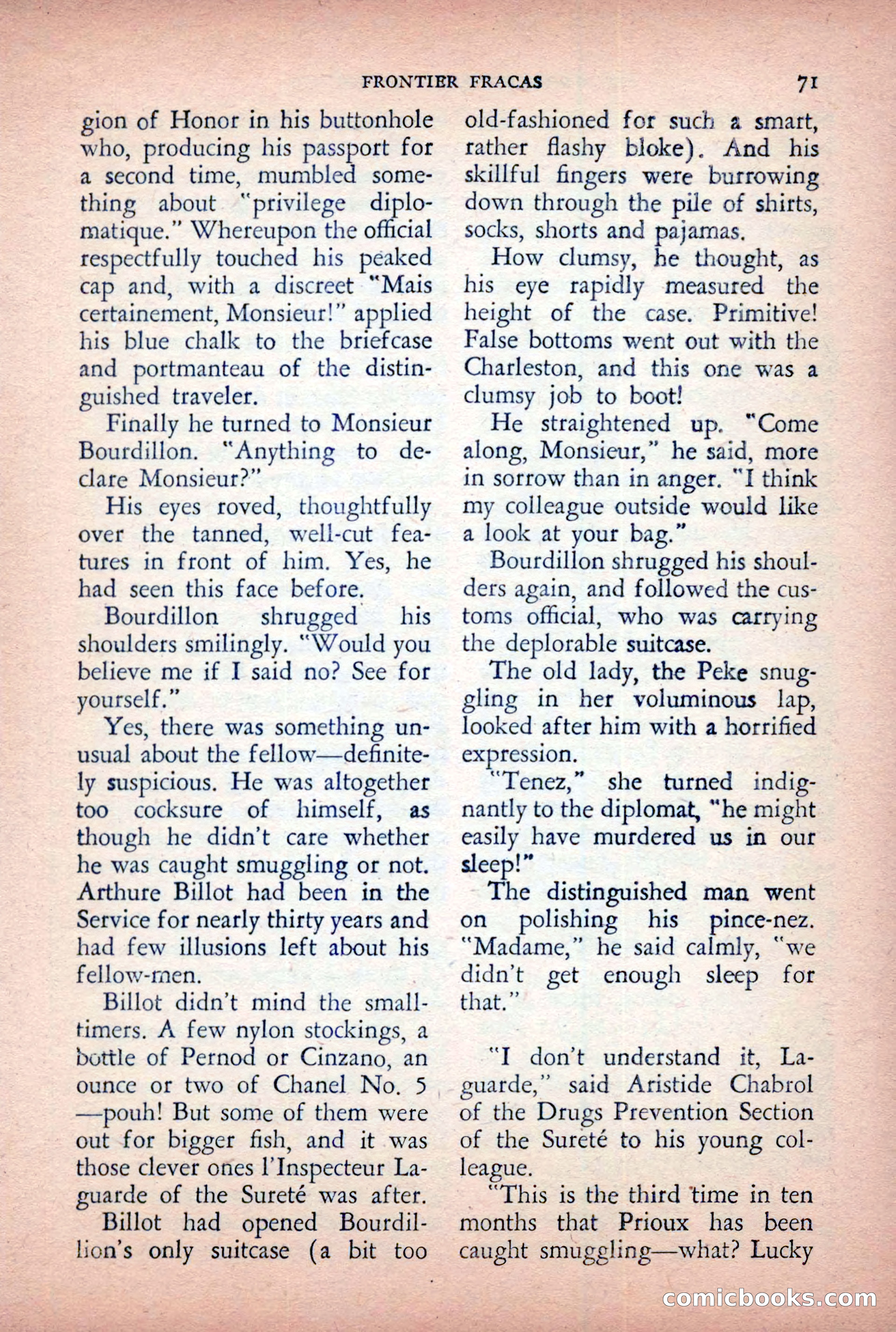 The Saint Detective Magazine, April 1955 — page 73 of 164