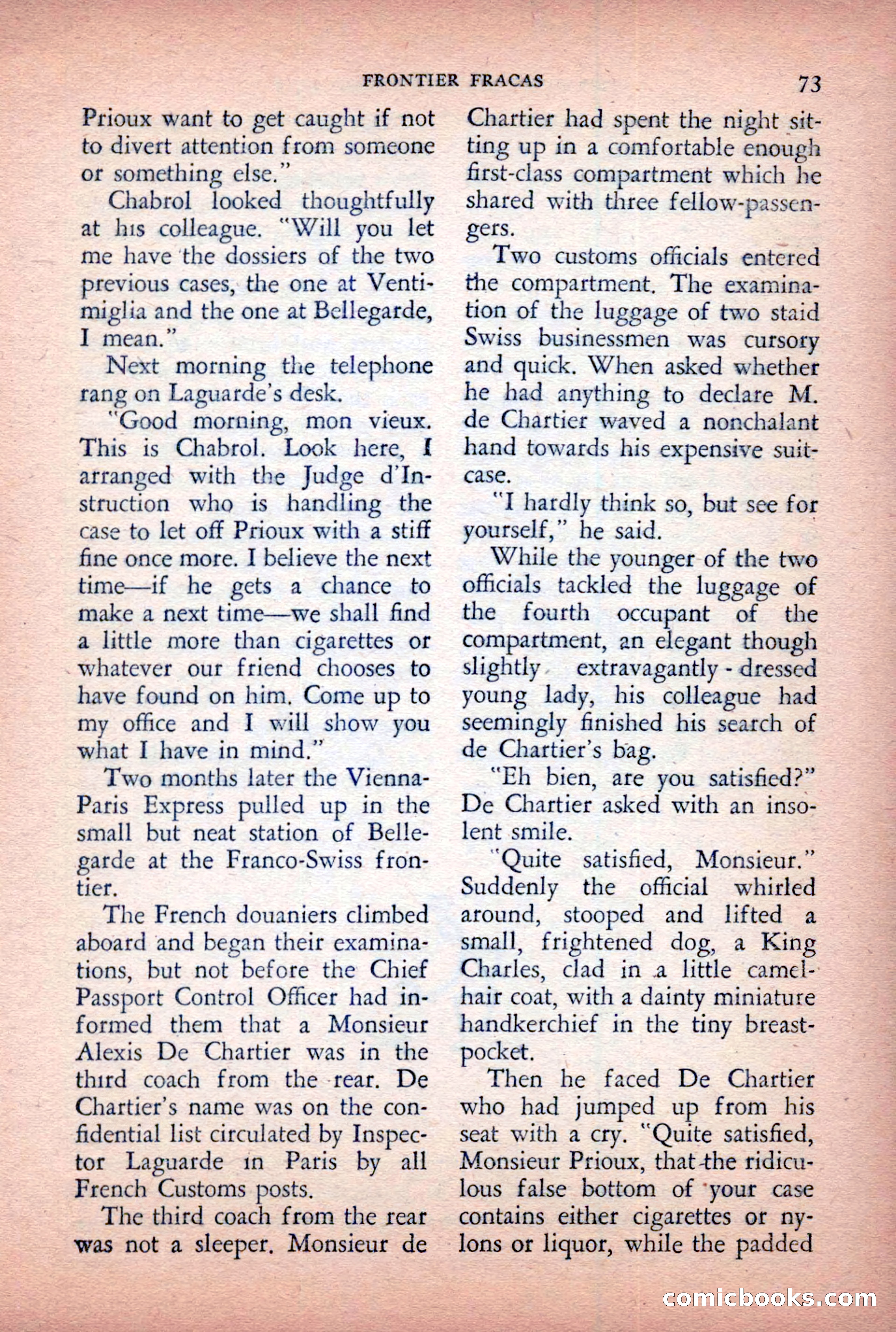 The Saint Detective Magazine, April 1955 — page 75 of 164