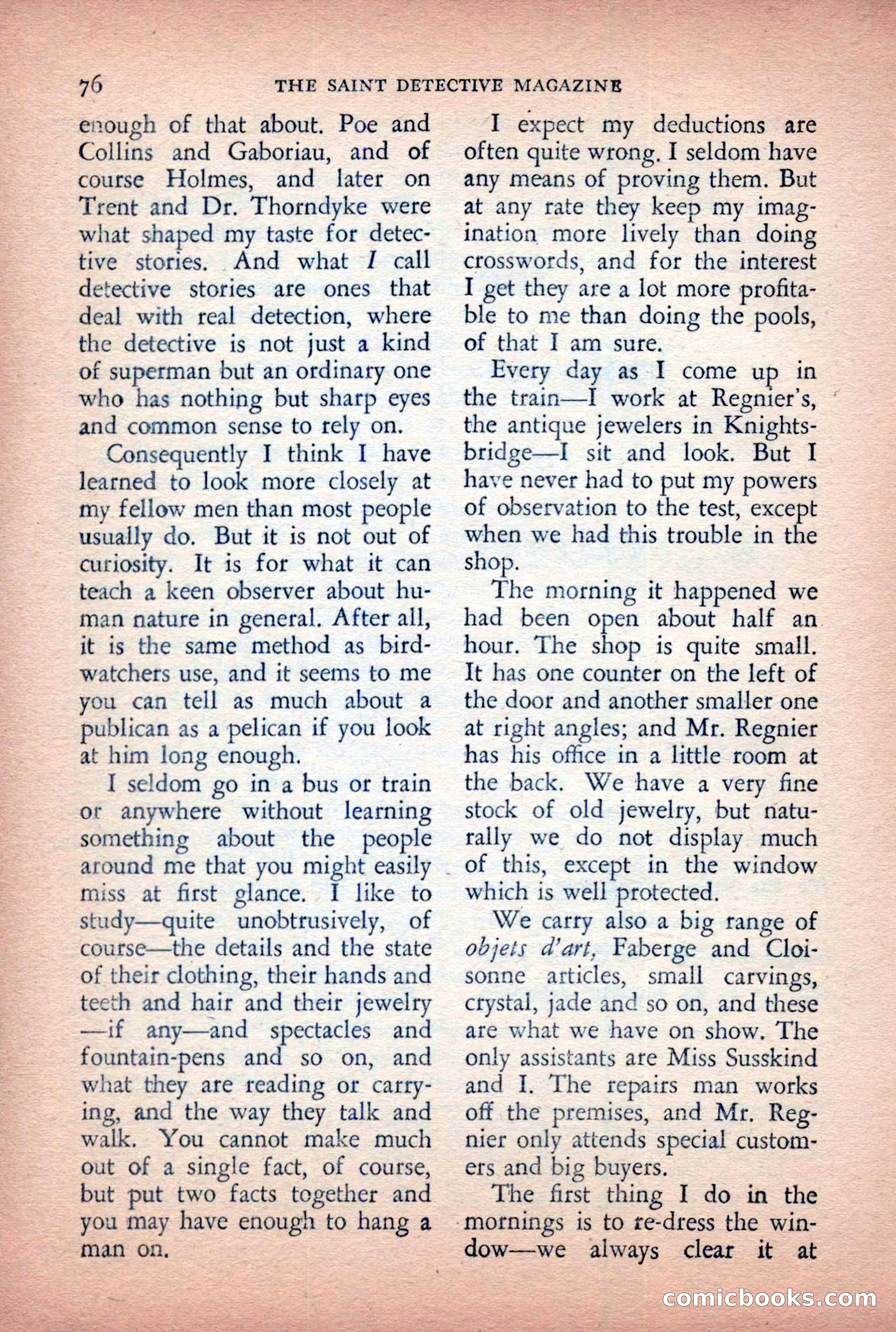 The Saint Detective Magazine, April 1955 — page 78 of 164