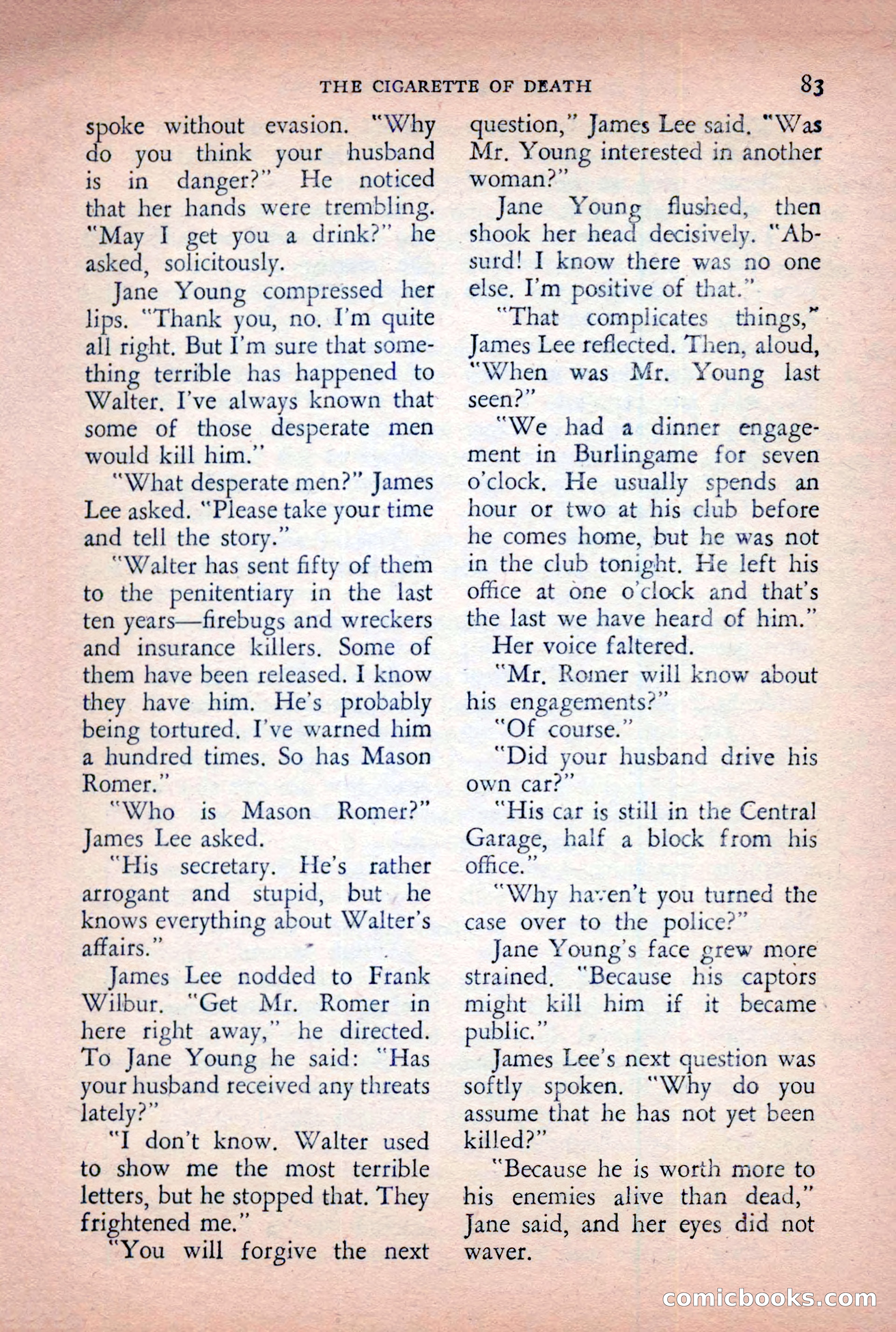 The Saint Detective Magazine, April 1955 — page 85 of 164