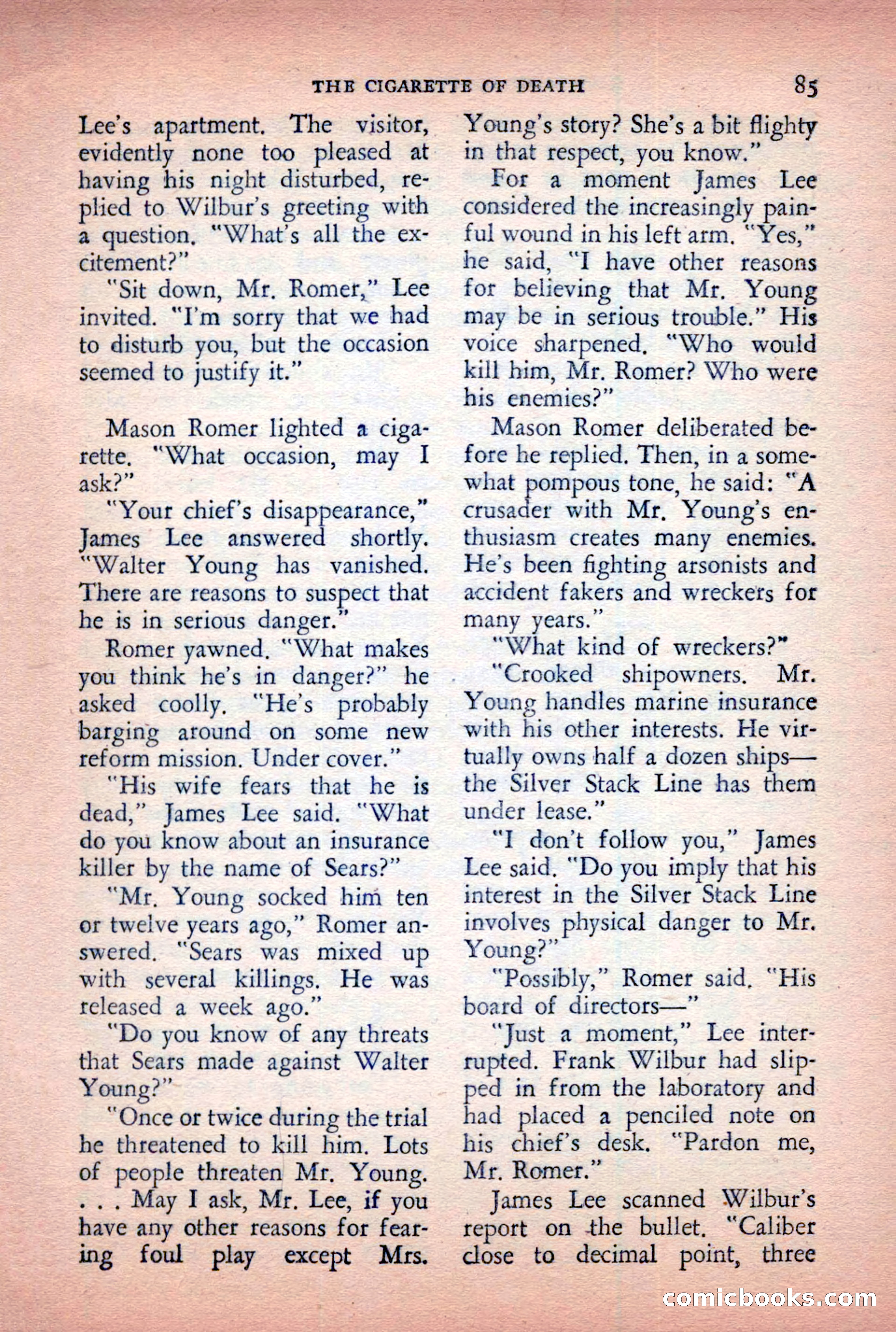 The Saint Detective Magazine, April 1955 — page 87 of 164