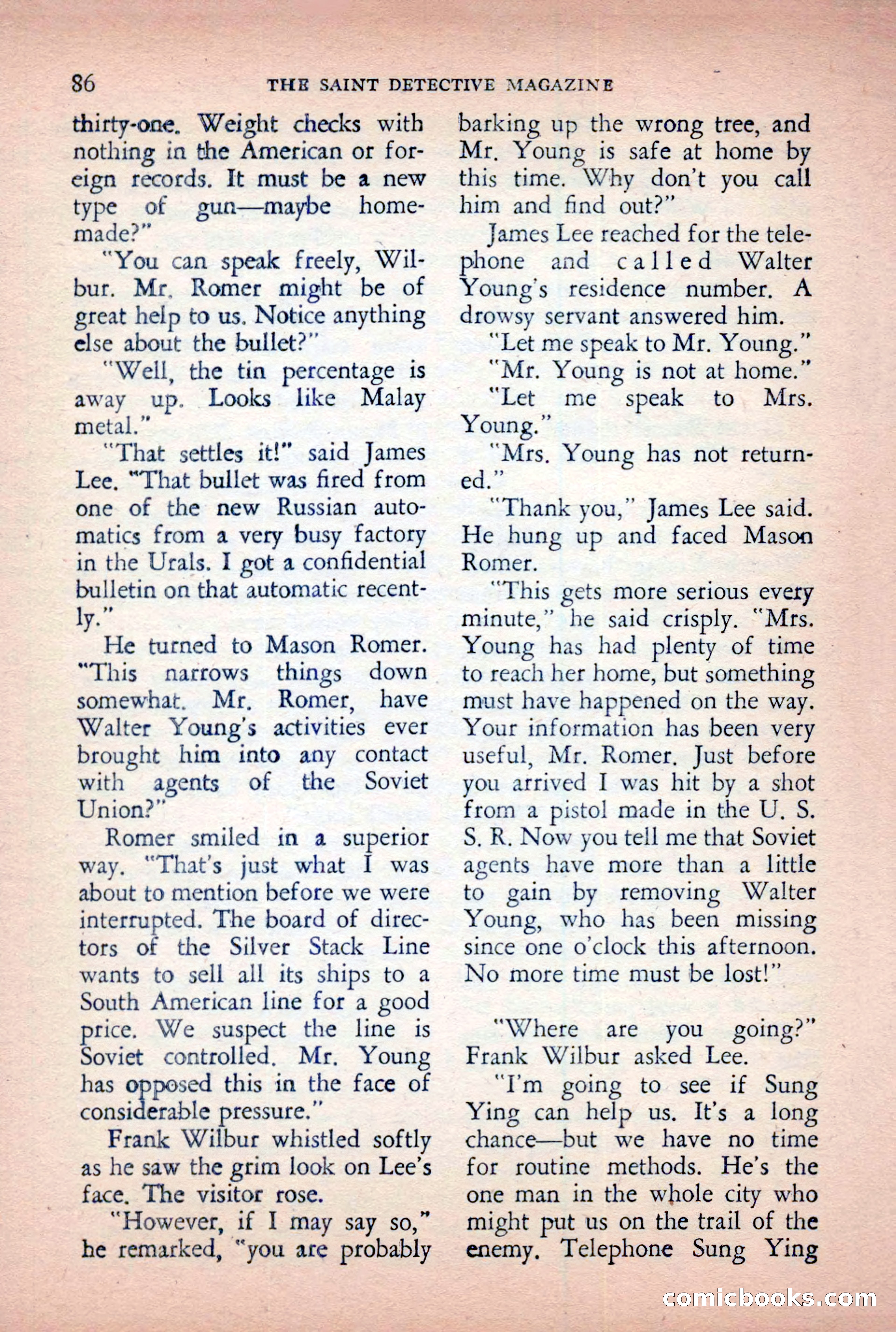 The Saint Detective Magazine, April 1955 — page 88 of 164