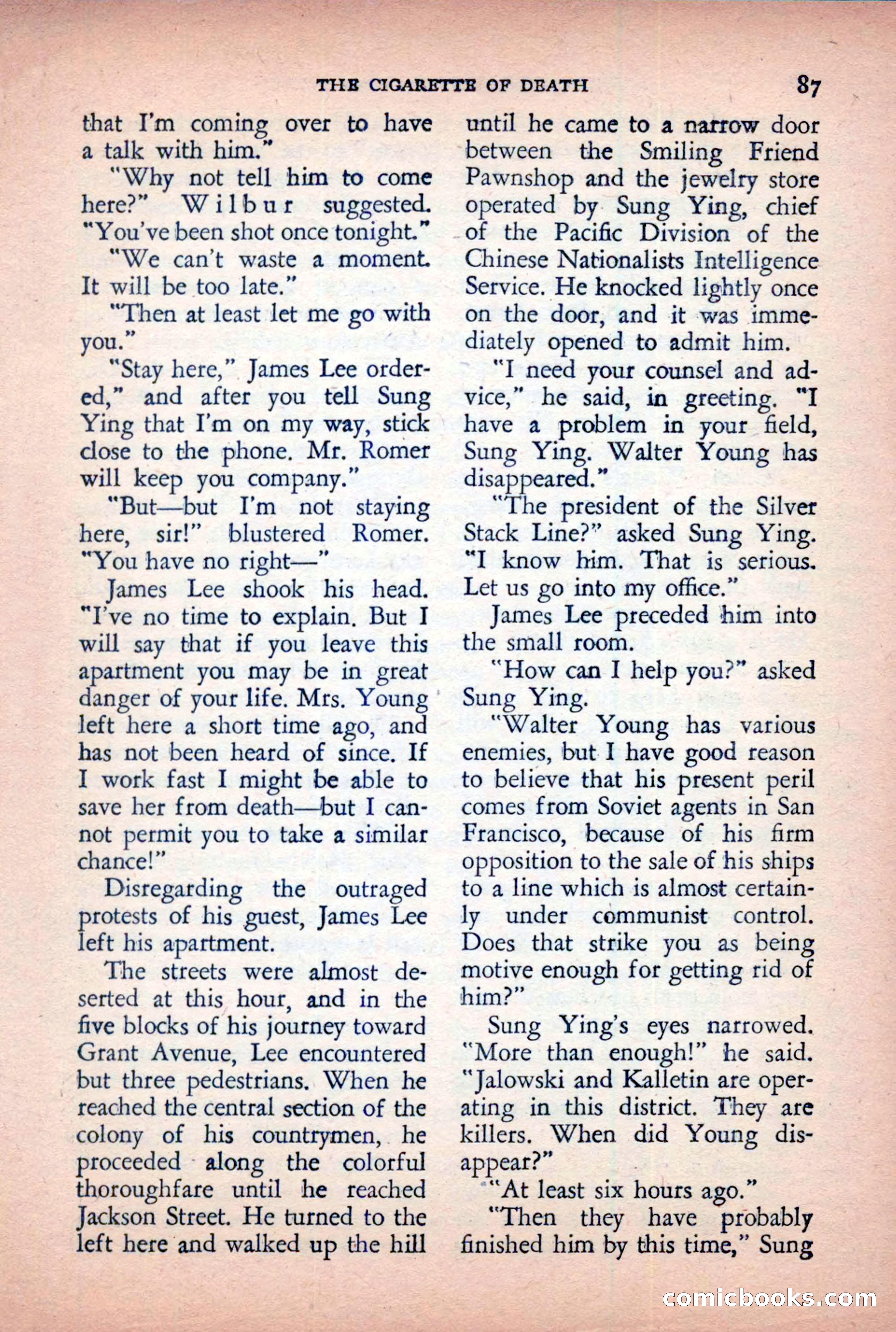 The Saint Detective Magazine, April 1955 — page 89 of 164