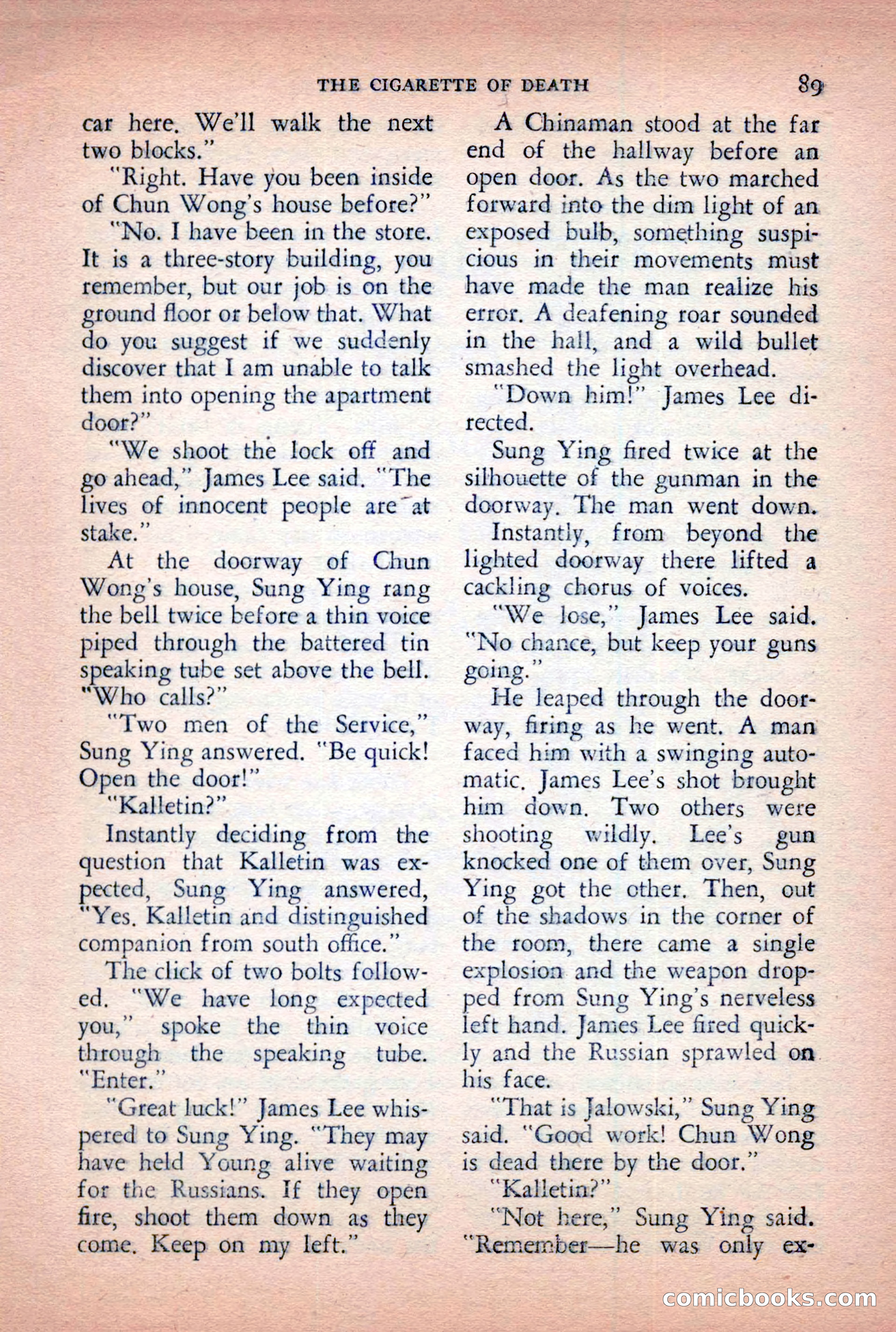 The Saint Detective Magazine, April 1955 — page 91 of 164