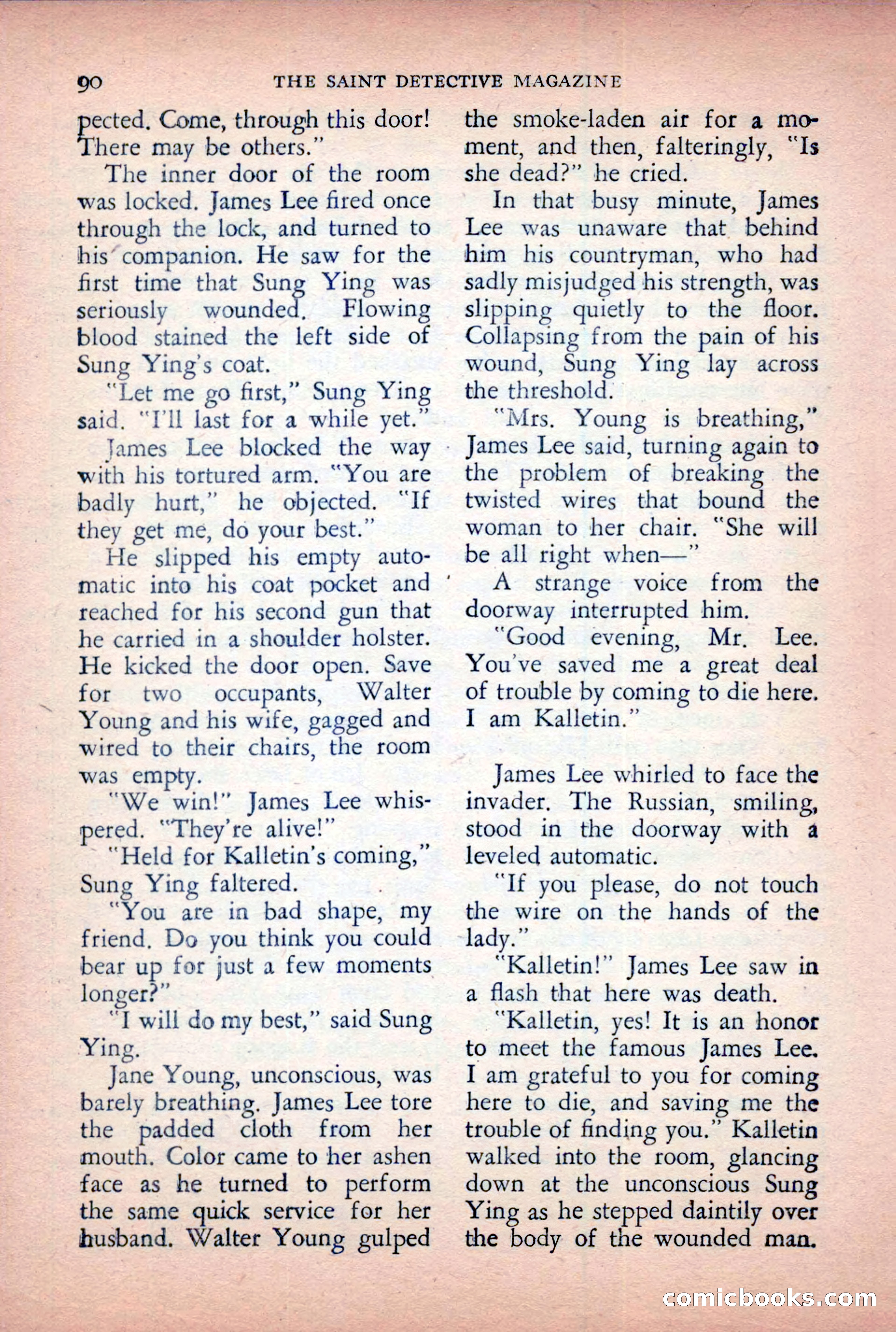 The Saint Detective Magazine, April 1955 — page 92 of 164